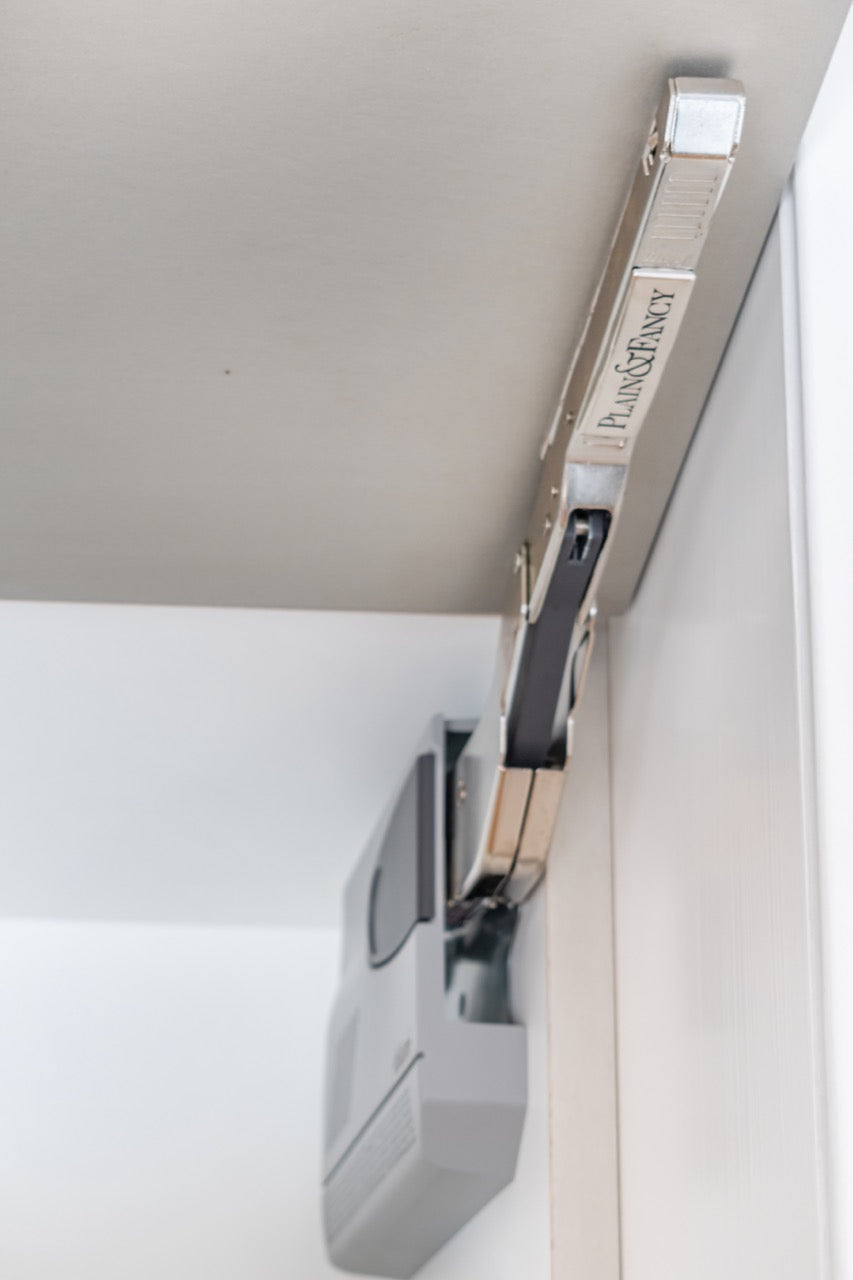 Plain & Fancy Transitional White Butler's Pantry Wall