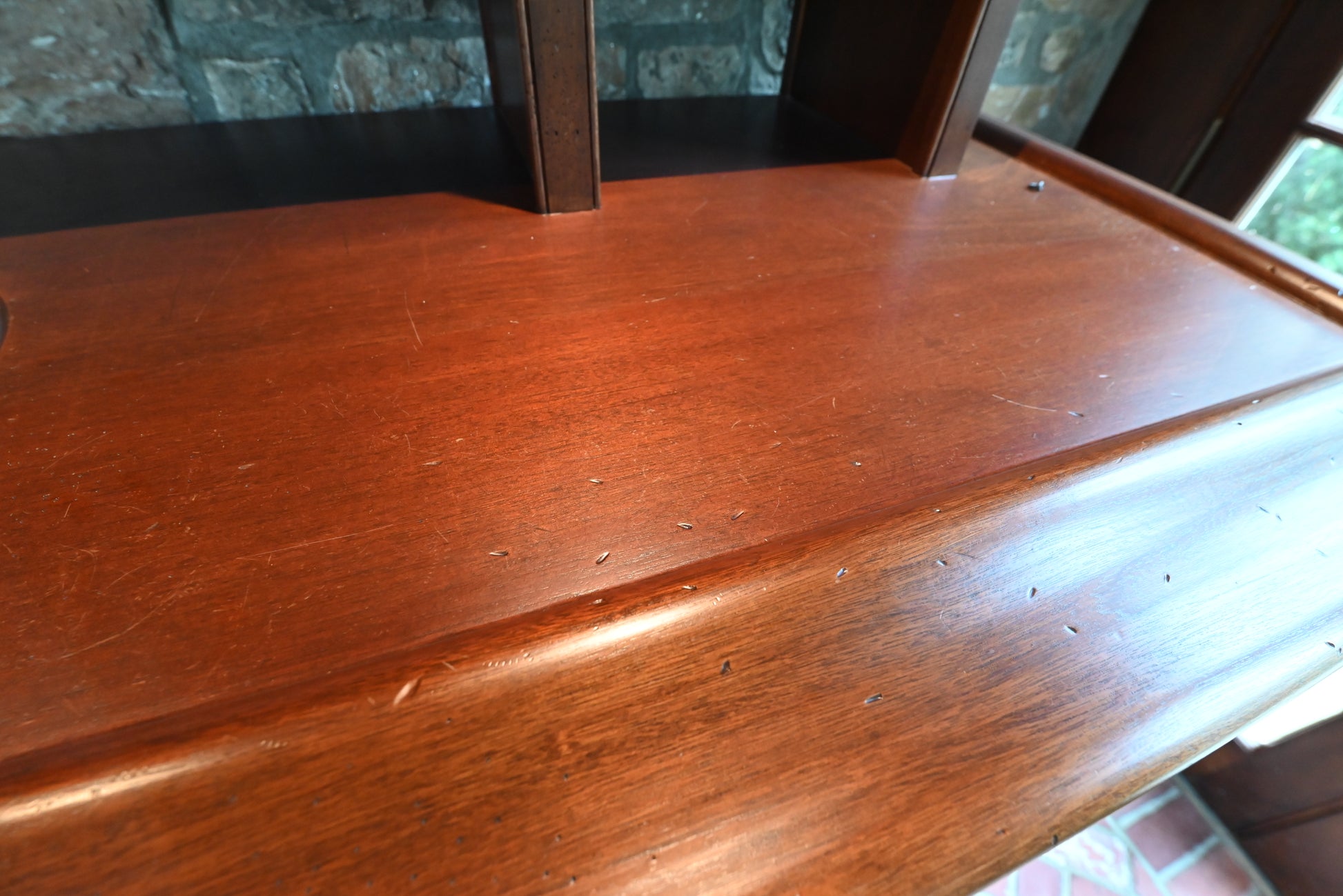 Traditional Wooden Wet Bar with Sink