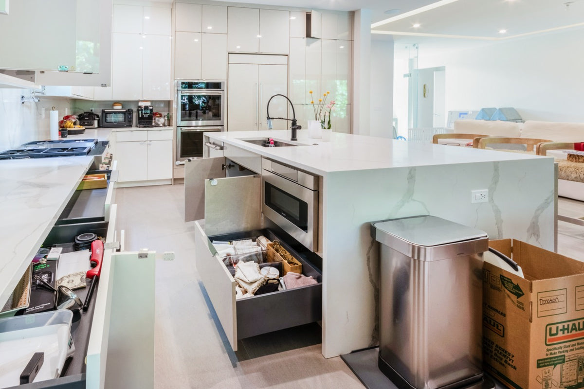 "The Ashworth" Modern Two-Tone Kitchen with JennAir Appliances