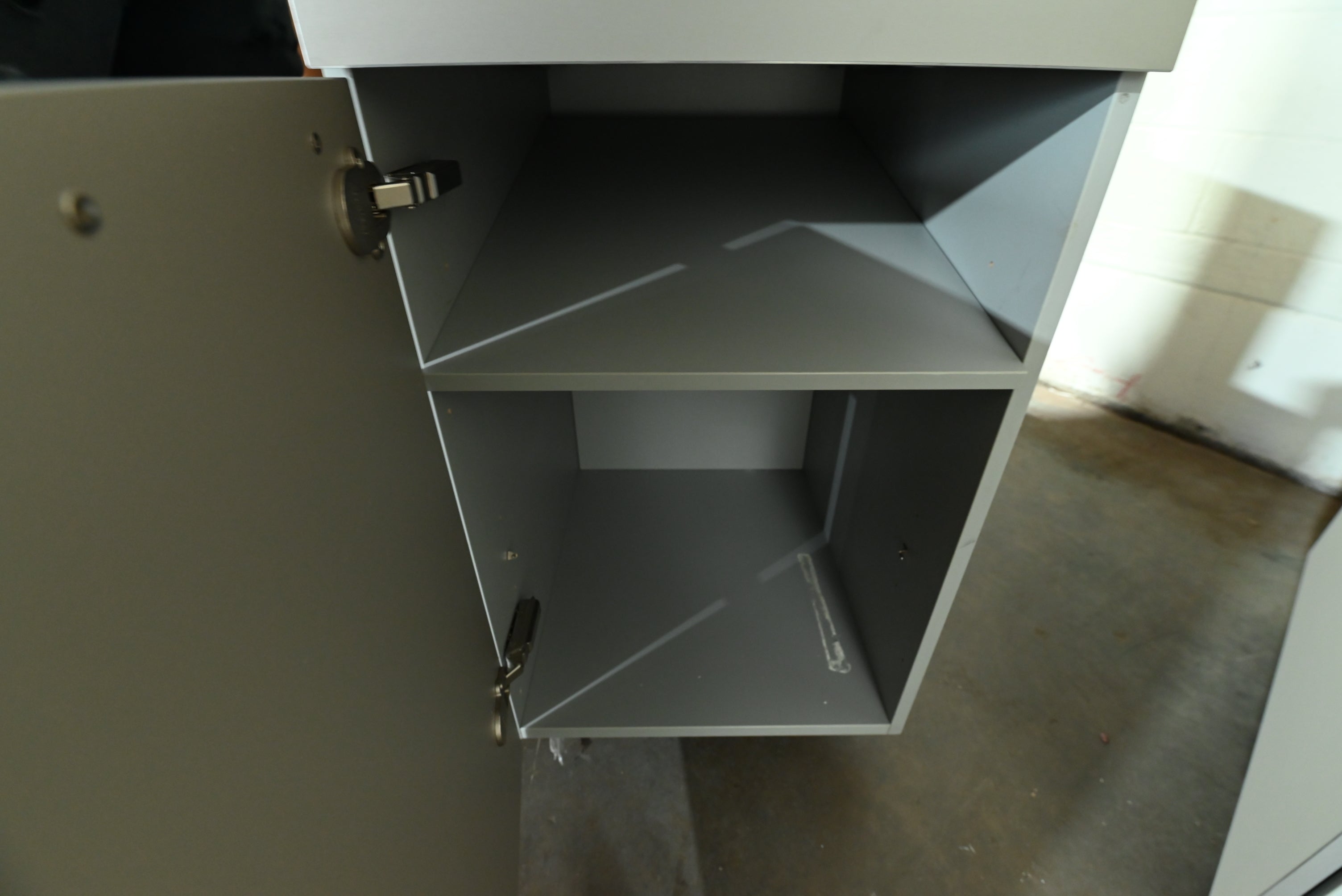 Bulthaup Modern Matte Grey Kitchen with Stone Countertops & Appliances