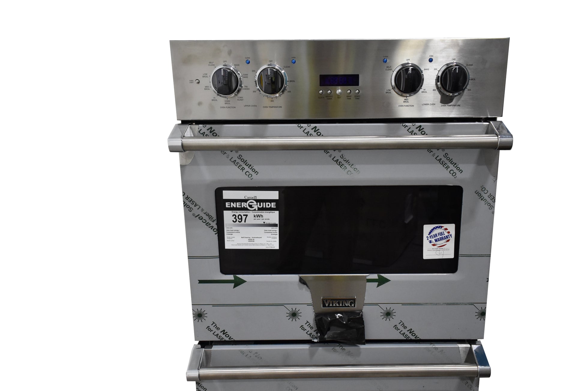 Viking 5 Series VDOE130SS 30" Stainless Steel Double Wall Oven