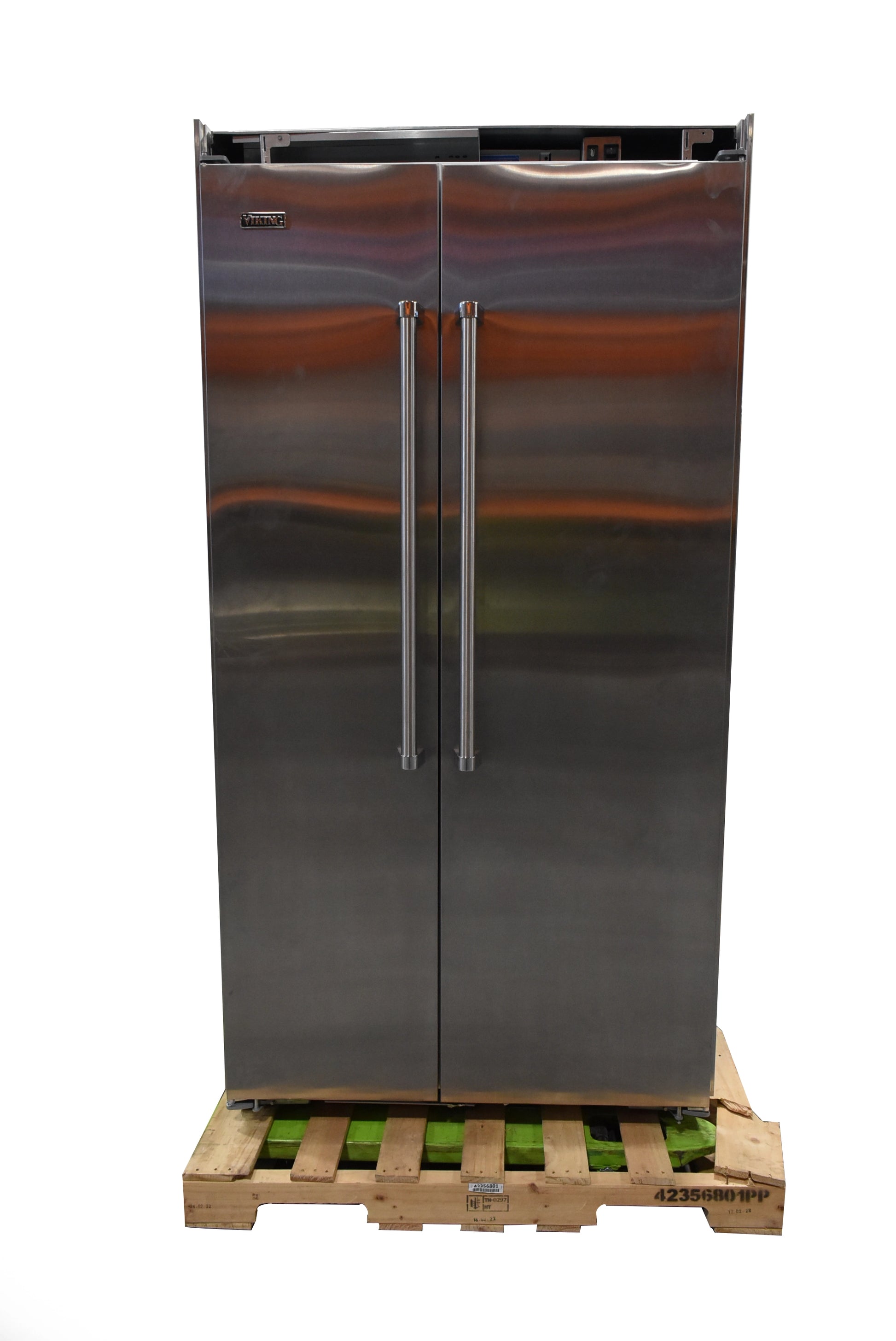 Viking 5 Series VCSB5423SS 42" Stainless Steel Built-in Side-by-Side Refrigerator