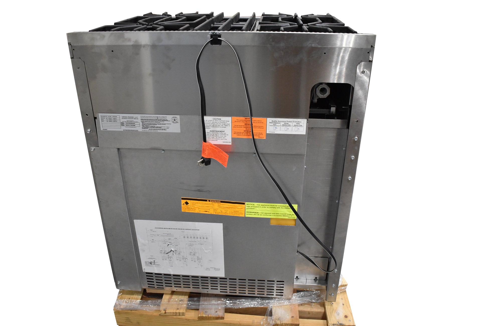 Viking VGIC53024BSS 30" Stainless Steel Freestanding Gas Range, 4 Burners