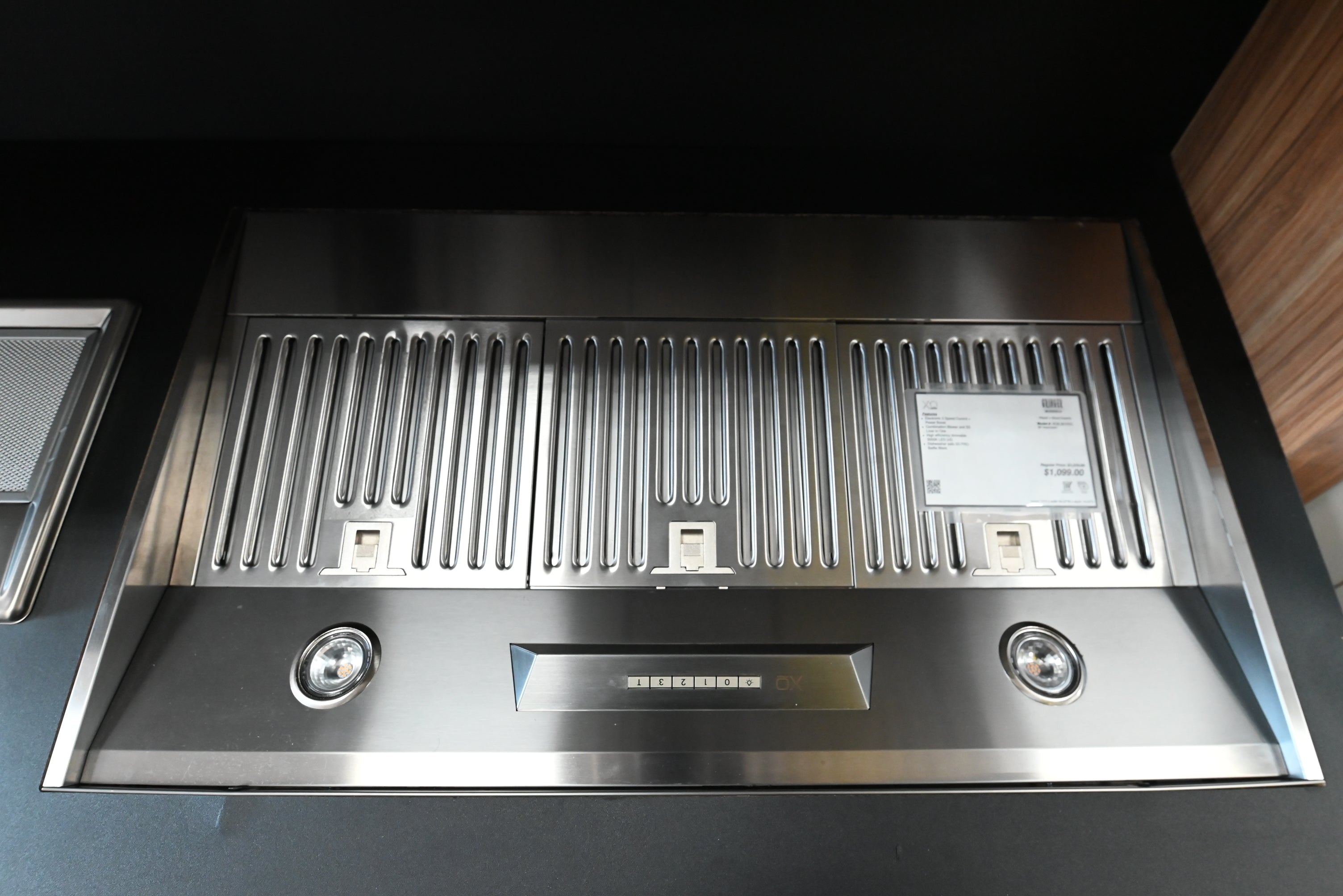 XO 36 inch stainless steel custom range hood insert and liner XOIL3619SC