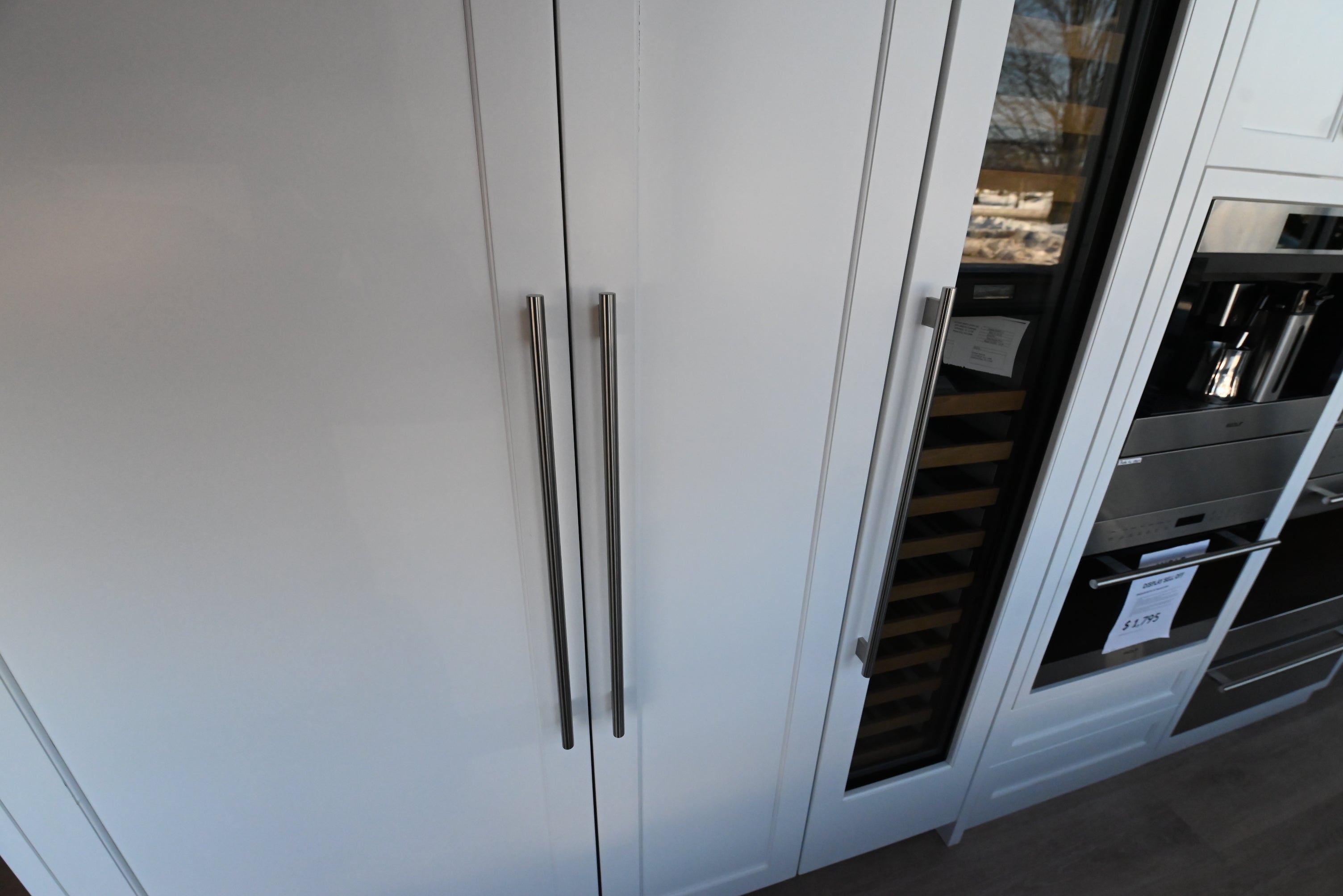 Sub Zero DEC1850FI 18 inch integrated column freezer front view panel ready