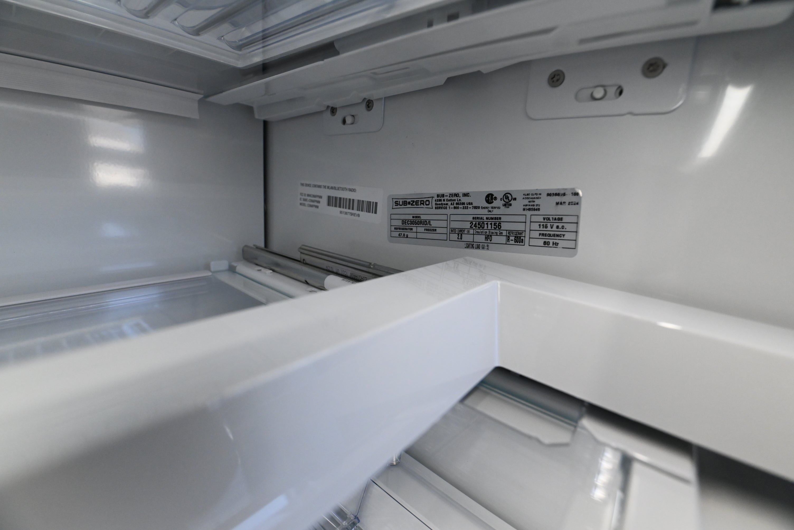 Sub-Zero DEC3050RID/L 30" Panel Ready Smart Refrigerator Column
