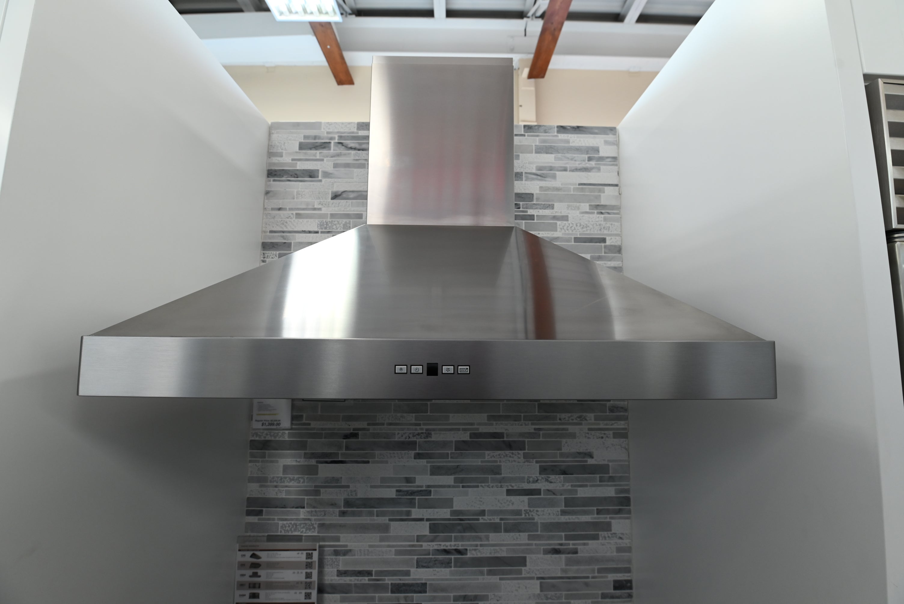 BEST WPP9IQ36SB Colonne 36 inch wall mount chimney range hood in premium brushed stainless steel