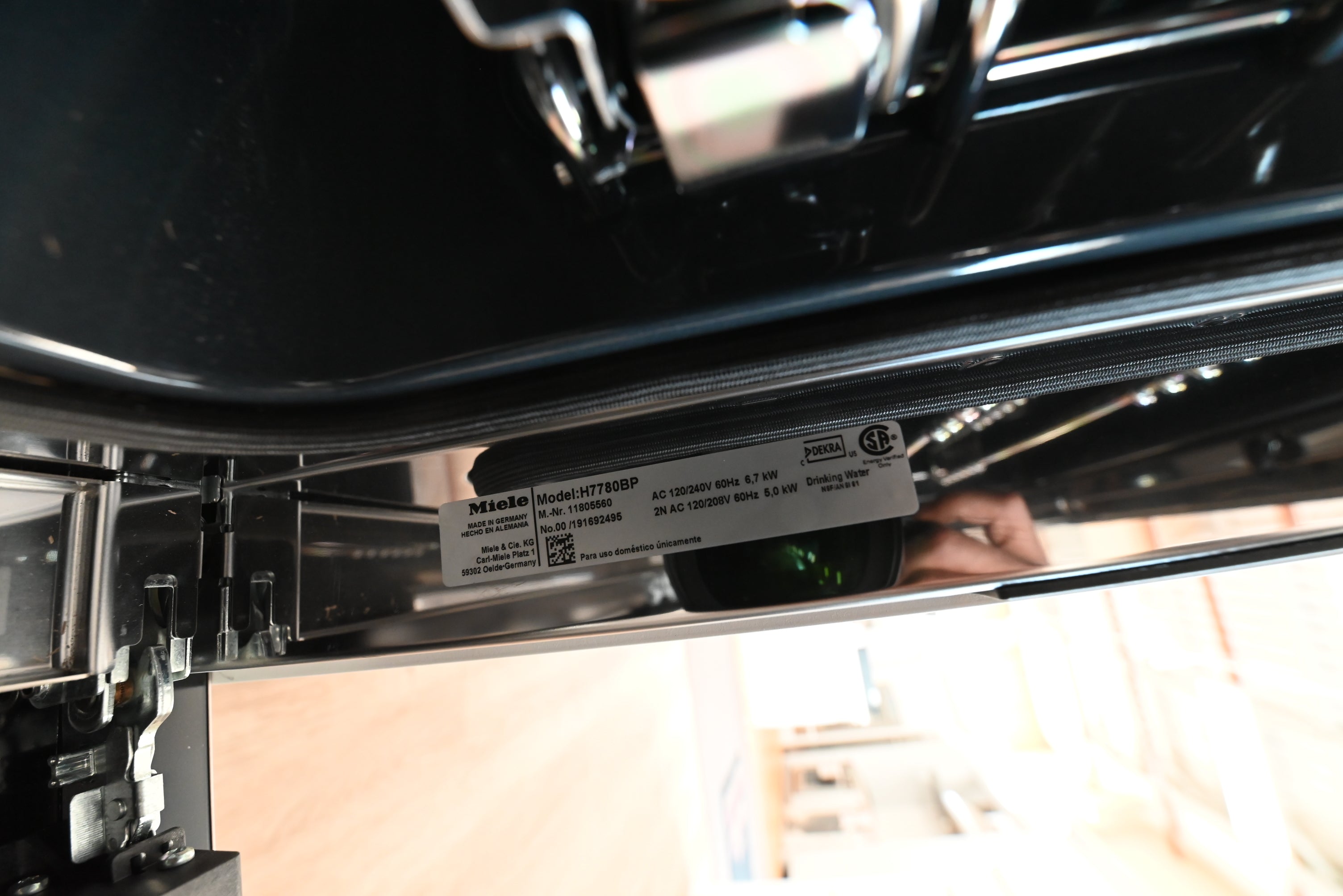 Luxury 30 inch integrated single wall oven with motorized M Touch controls by Miele