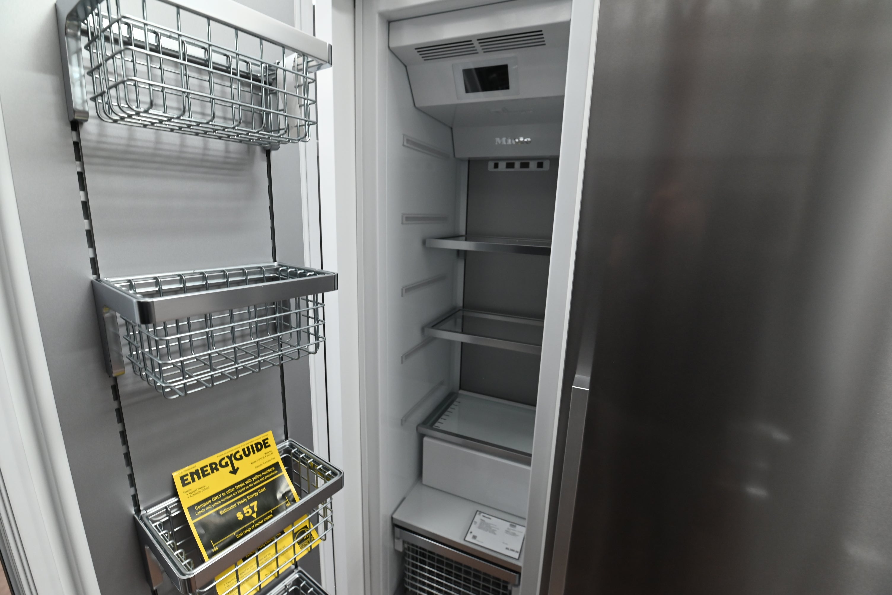 Miele F 2412 VI 18" Stainless Steel Freezer Column