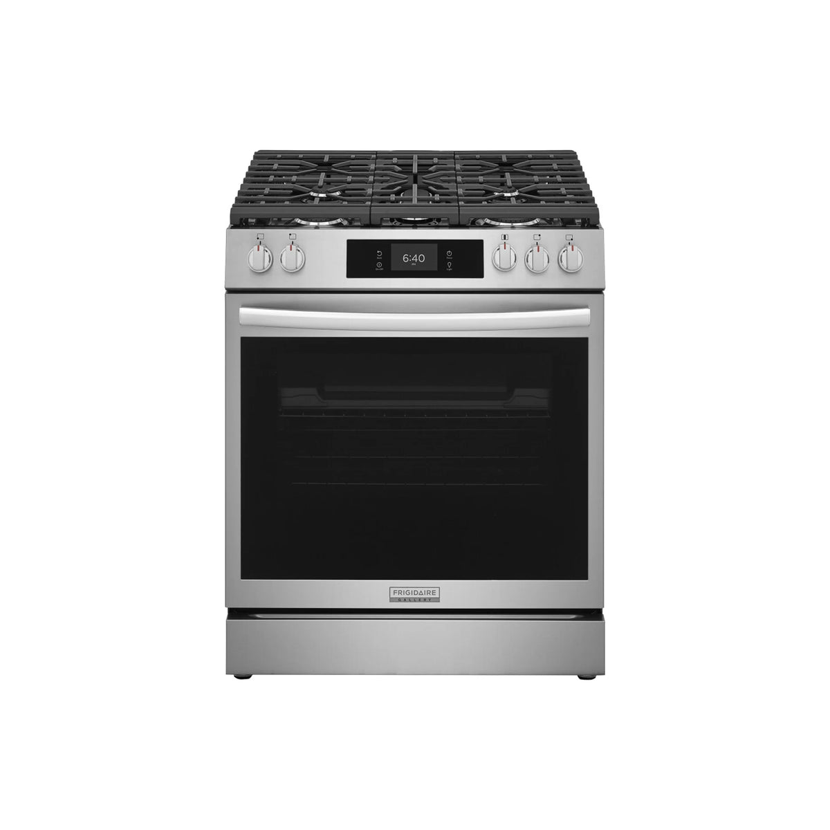 Frigidaire GCFG3070BFB 30" Stainless Steel Gas Range