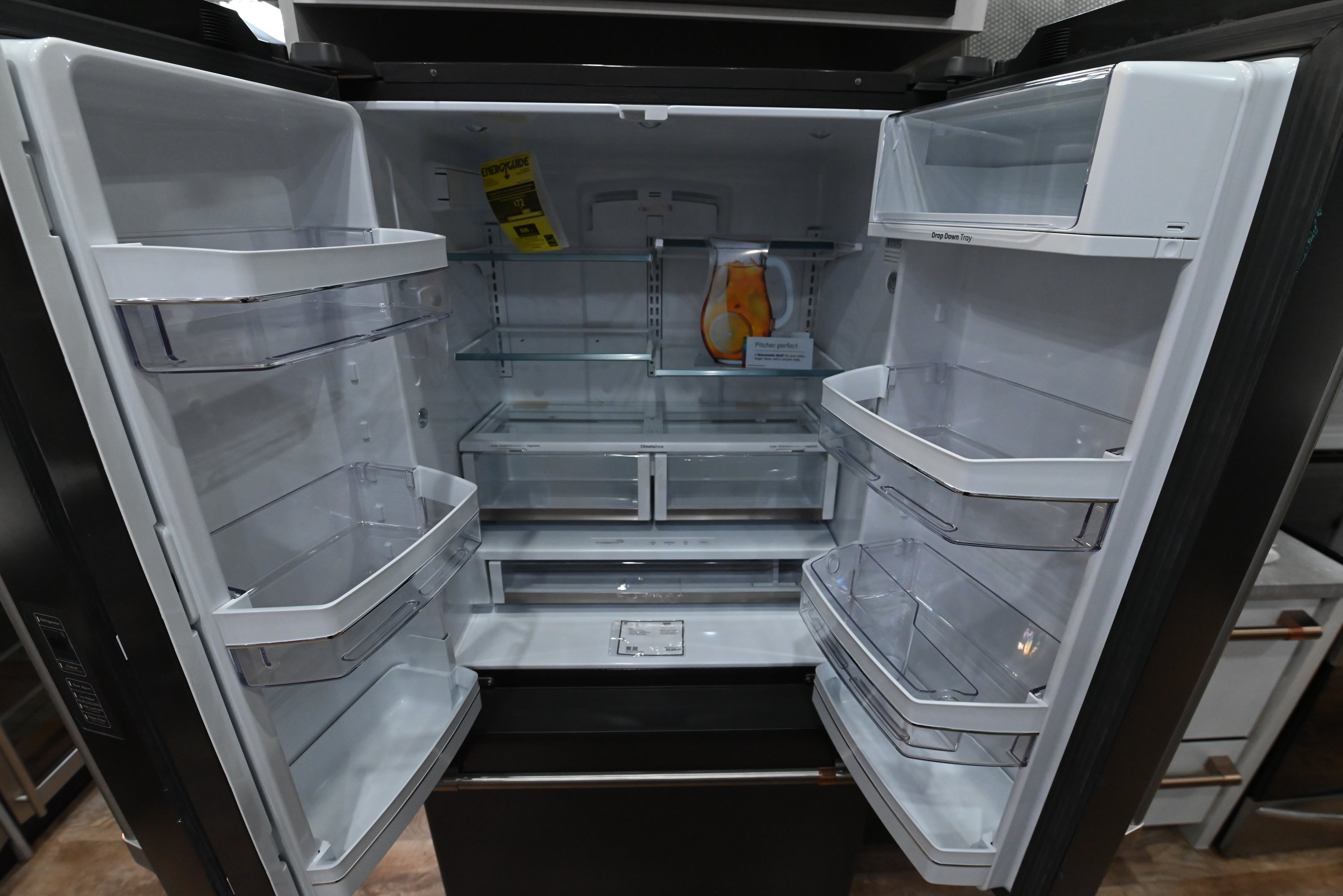 Café CWE23SP3MHD1 36" Matte Black Smart French Door Refrigerator