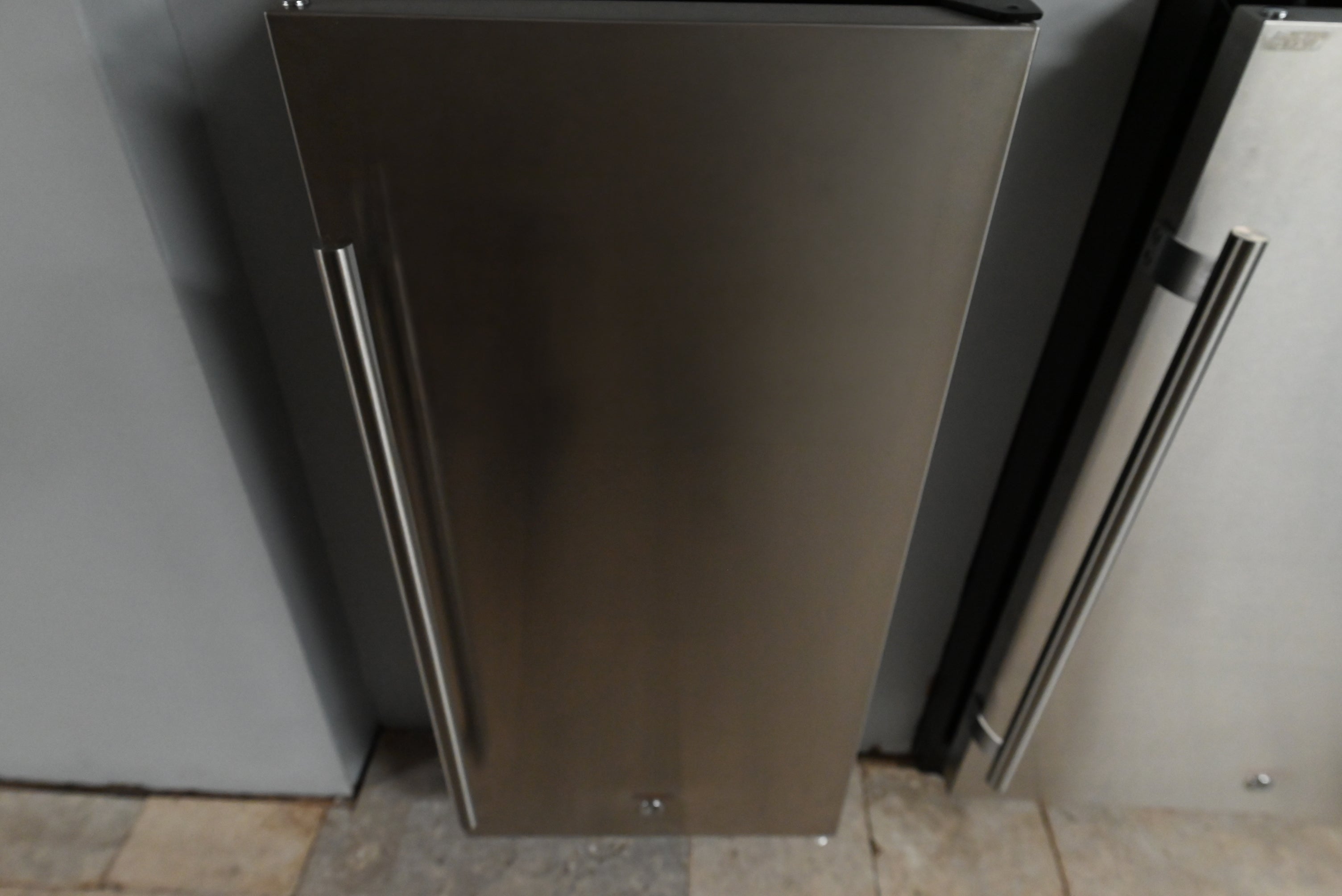 Summit SPR316OS 15 inch wide built in outdoor undercounter refrigerator front view