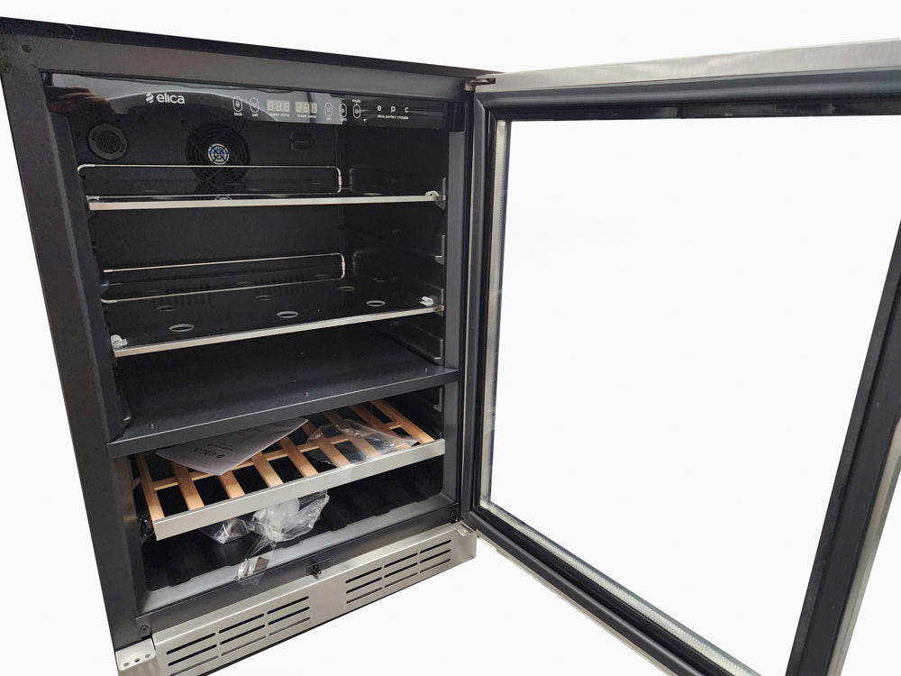 Elica EWS52SS1 24" Stainless Steel & Glass Door Dual Zone Wine Beverage Center