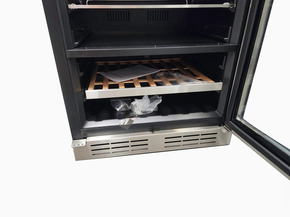 Elica EWS52SS1 24" Stainless Steel & Glass Door Dual Zone Wine Beverage Center