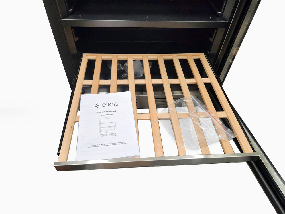 Elica EWS52SS1 24" Stainless Steel & Glass Door Dual Zone Wine Beverage Center