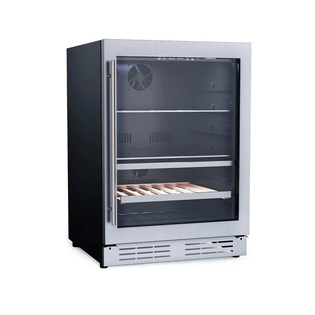 Elica EWS52SS1 24" Stainless Steel & Glass Door Dual Zone Wine Beverage Center