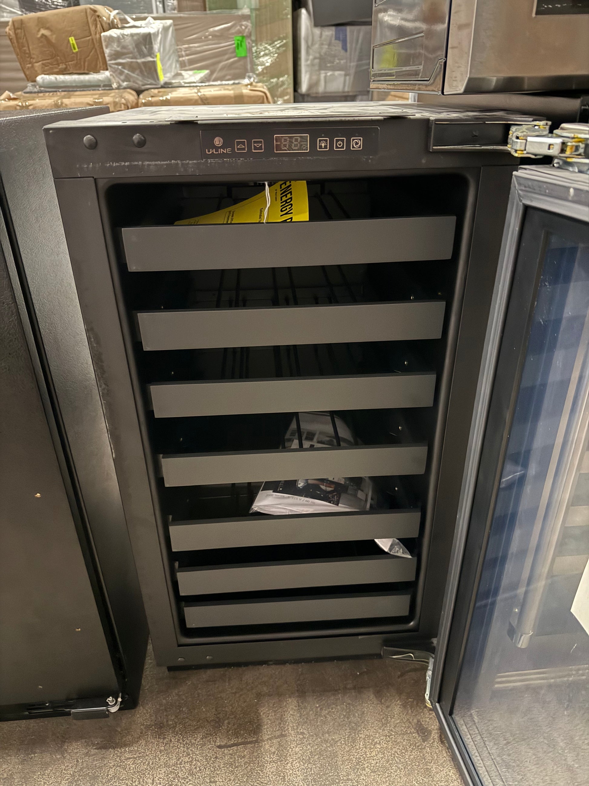 U-Line U-2218WCS-00B 18" Stainless Steel Undercounter Wine Cooler