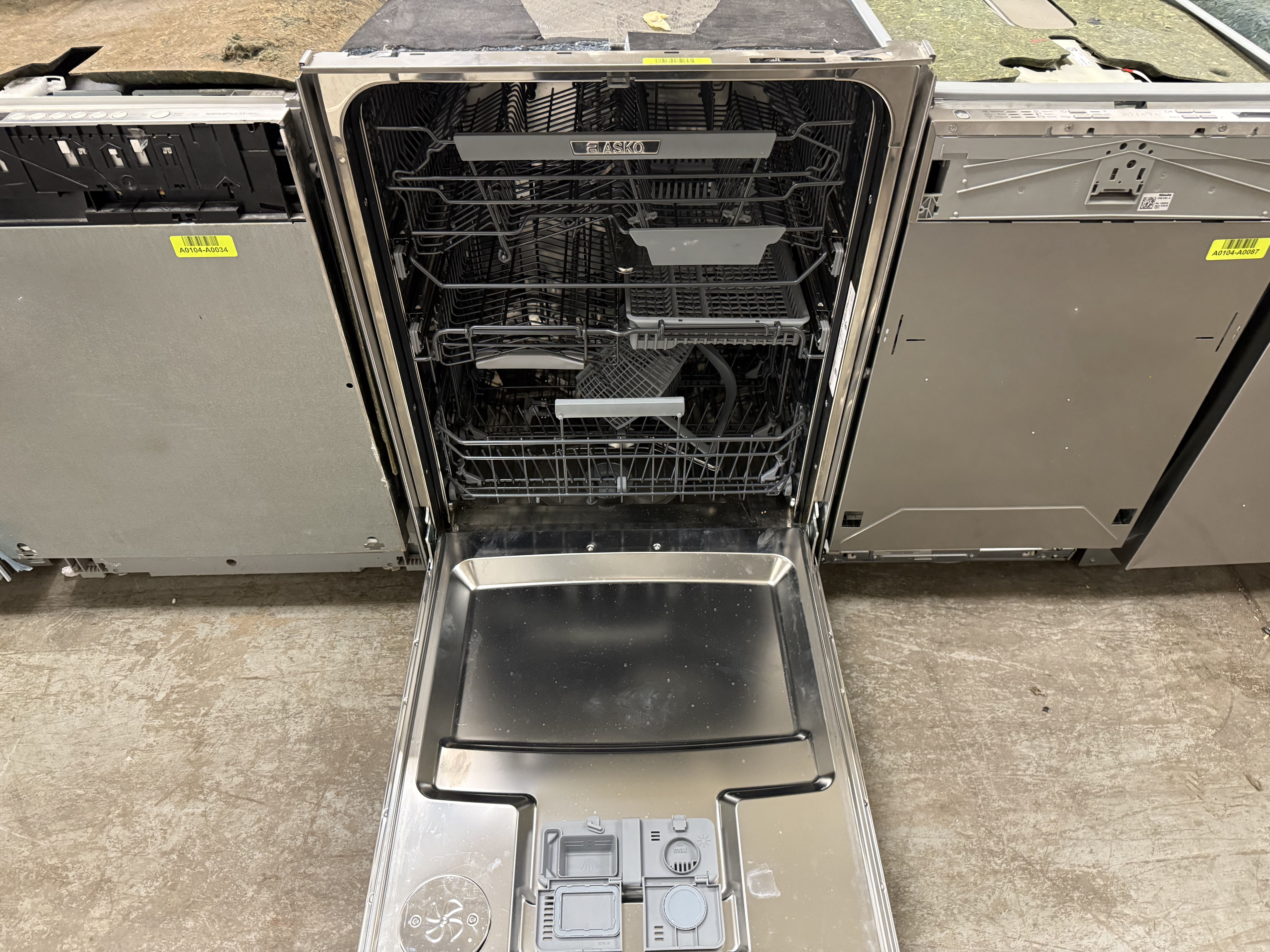 Asko D5656XXLHS/TH 24" Stainless Steel Dishwasher, Open Box