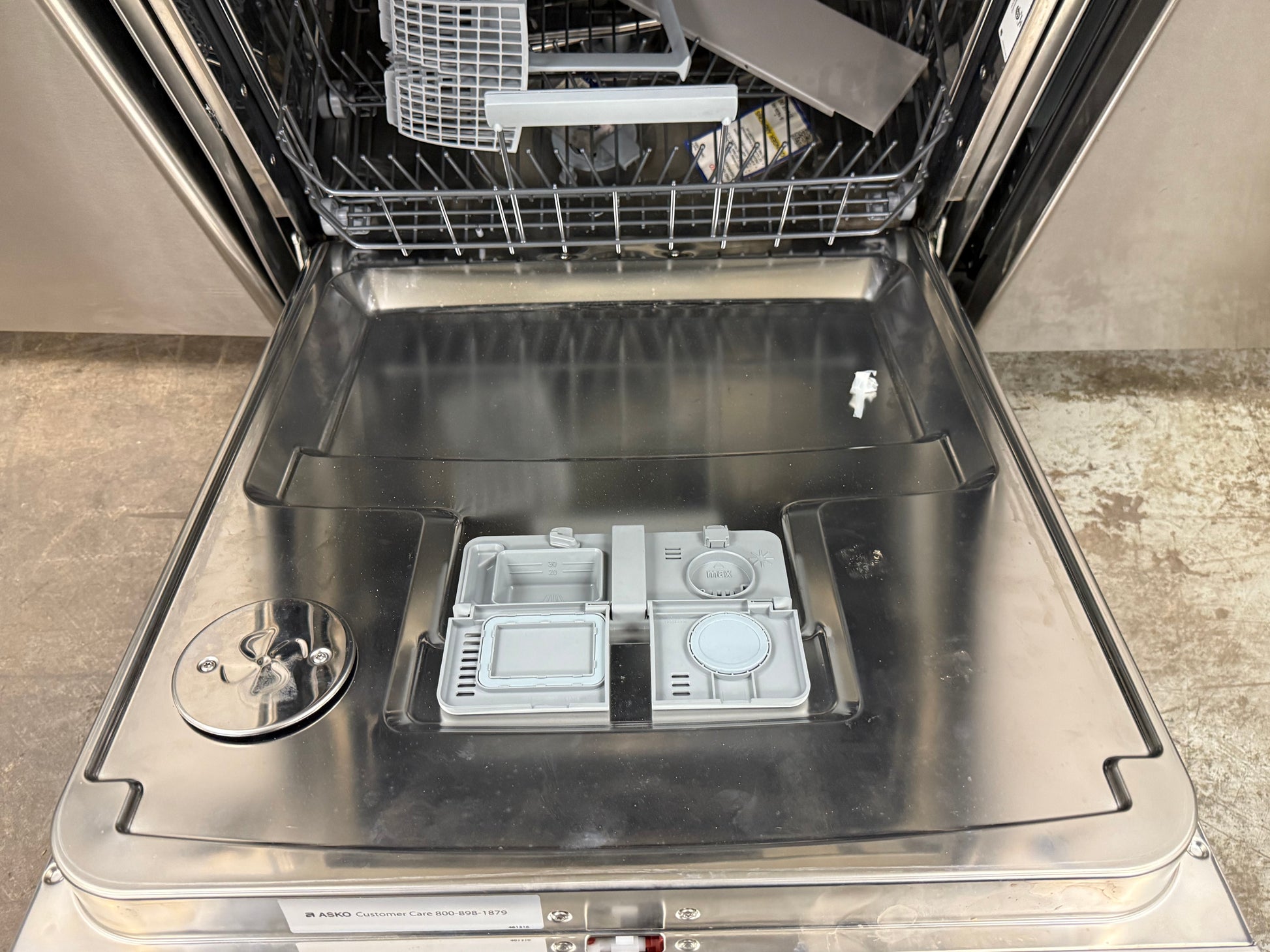 Asko XL Series D5636XLHS/PH Series 24" Stainless Steel Dishwasher, ADA Compliant, Open Box