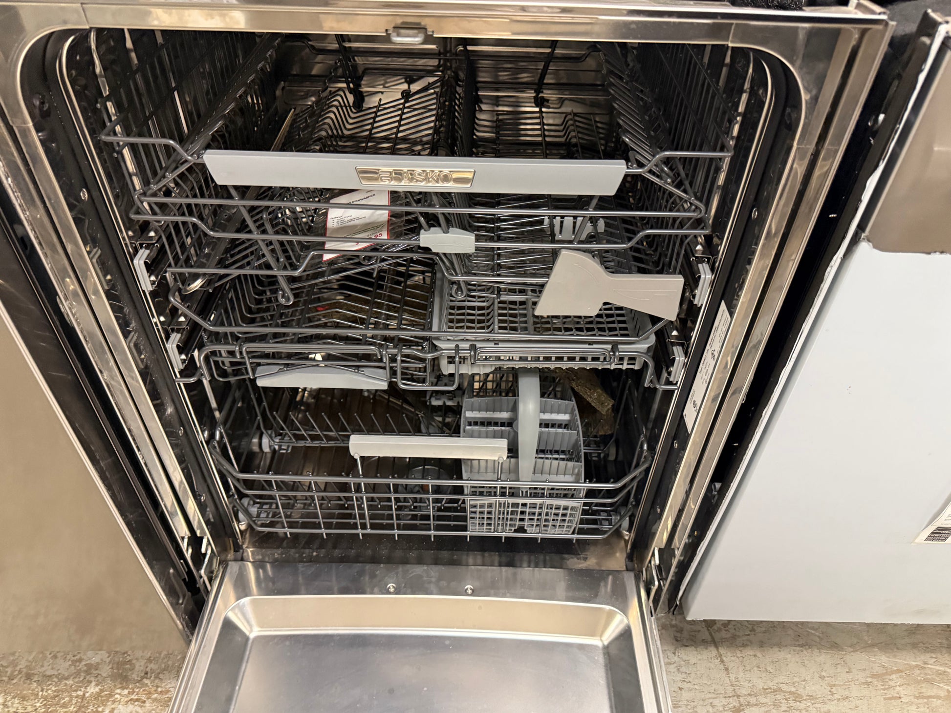 Asko XXL Series D5654XXLHS/TH 24" Stainless Steel Dishwasher