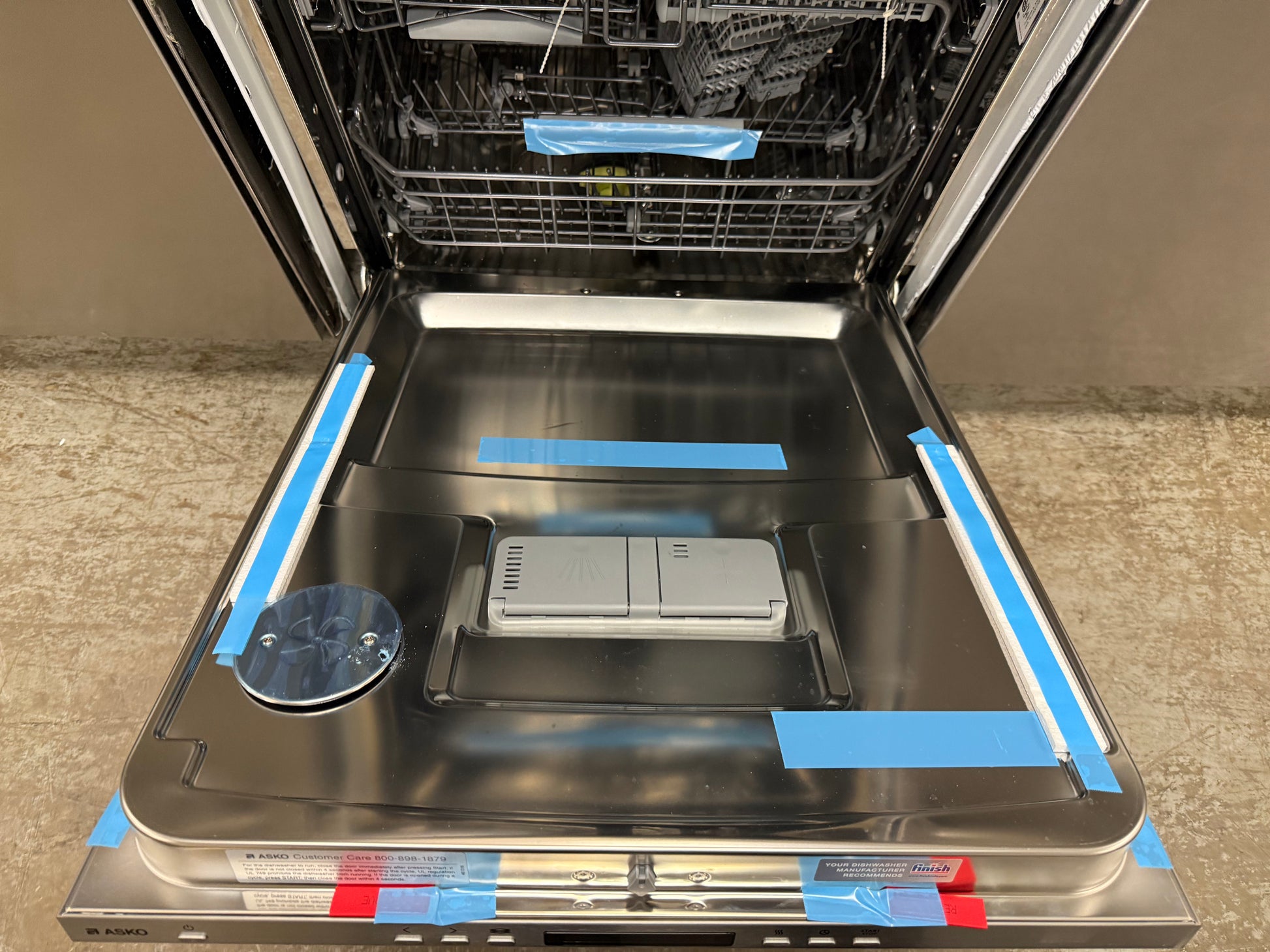Asko 50 Series DBI675THXXLS.U 24" Stainless Steel Dishwasher