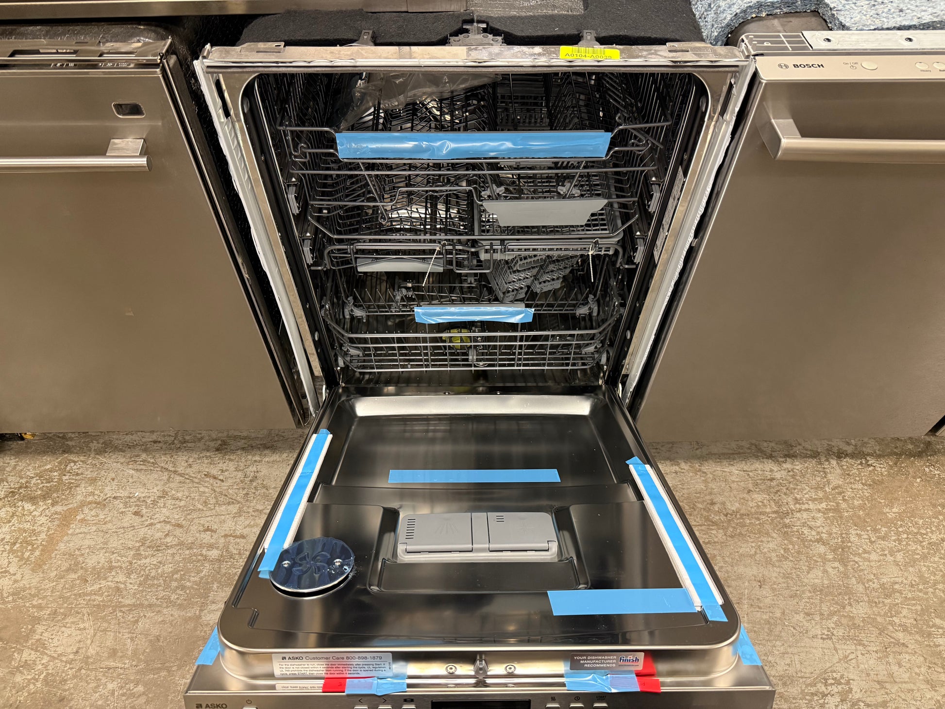 Asko 50 Series DBI675THXXLS.U 24" Stainless Steel Dishwasher