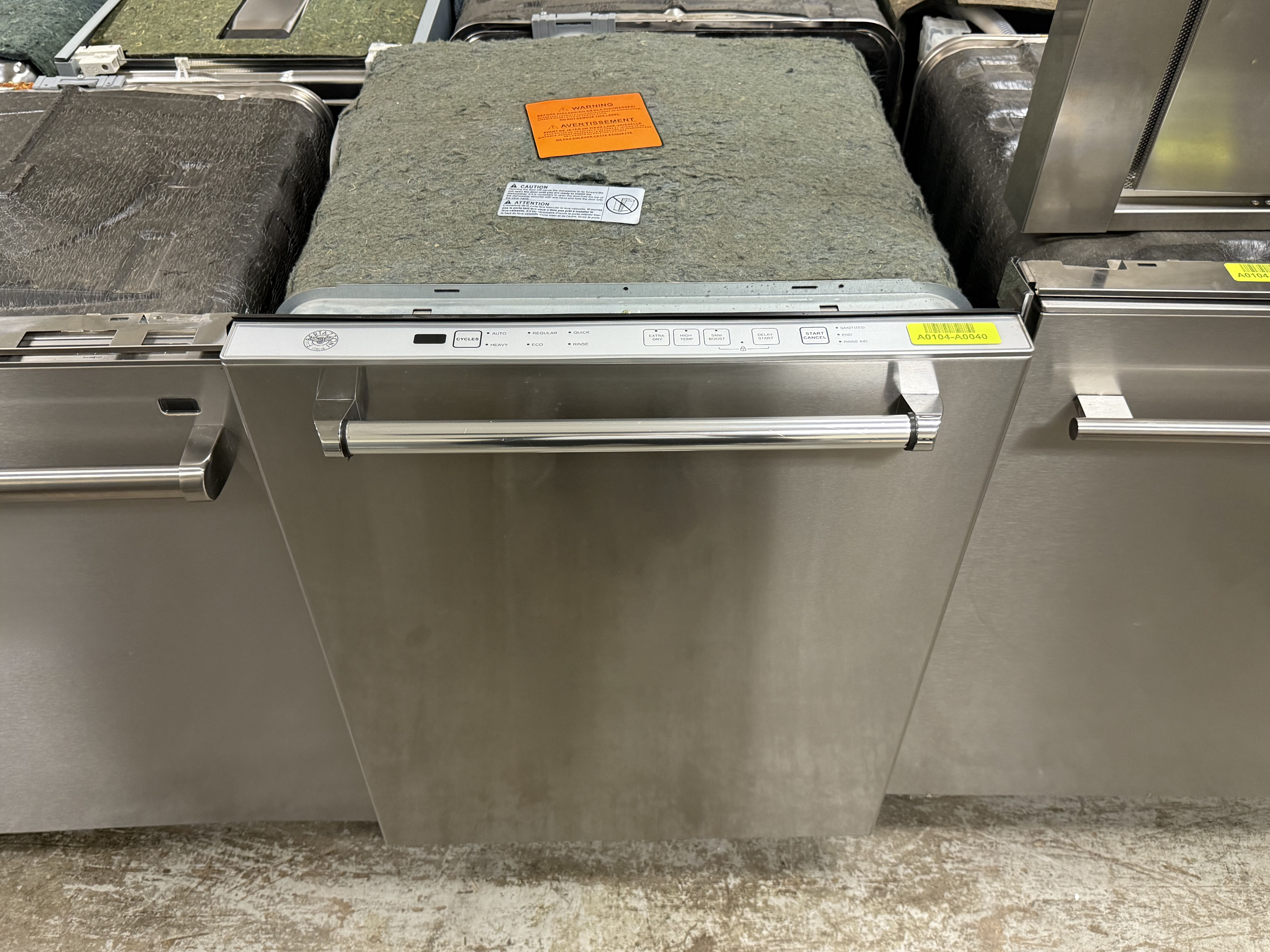Bertazzoni DW24X 24" Stainless Steel Dishwasher