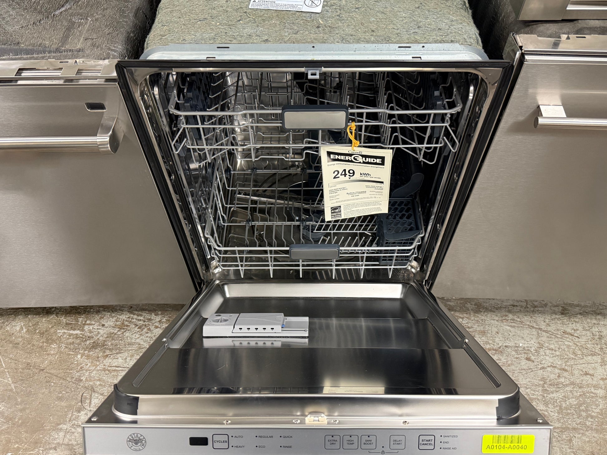 Bertazzoni DW24X 24" Stainless Steel Dishwasher