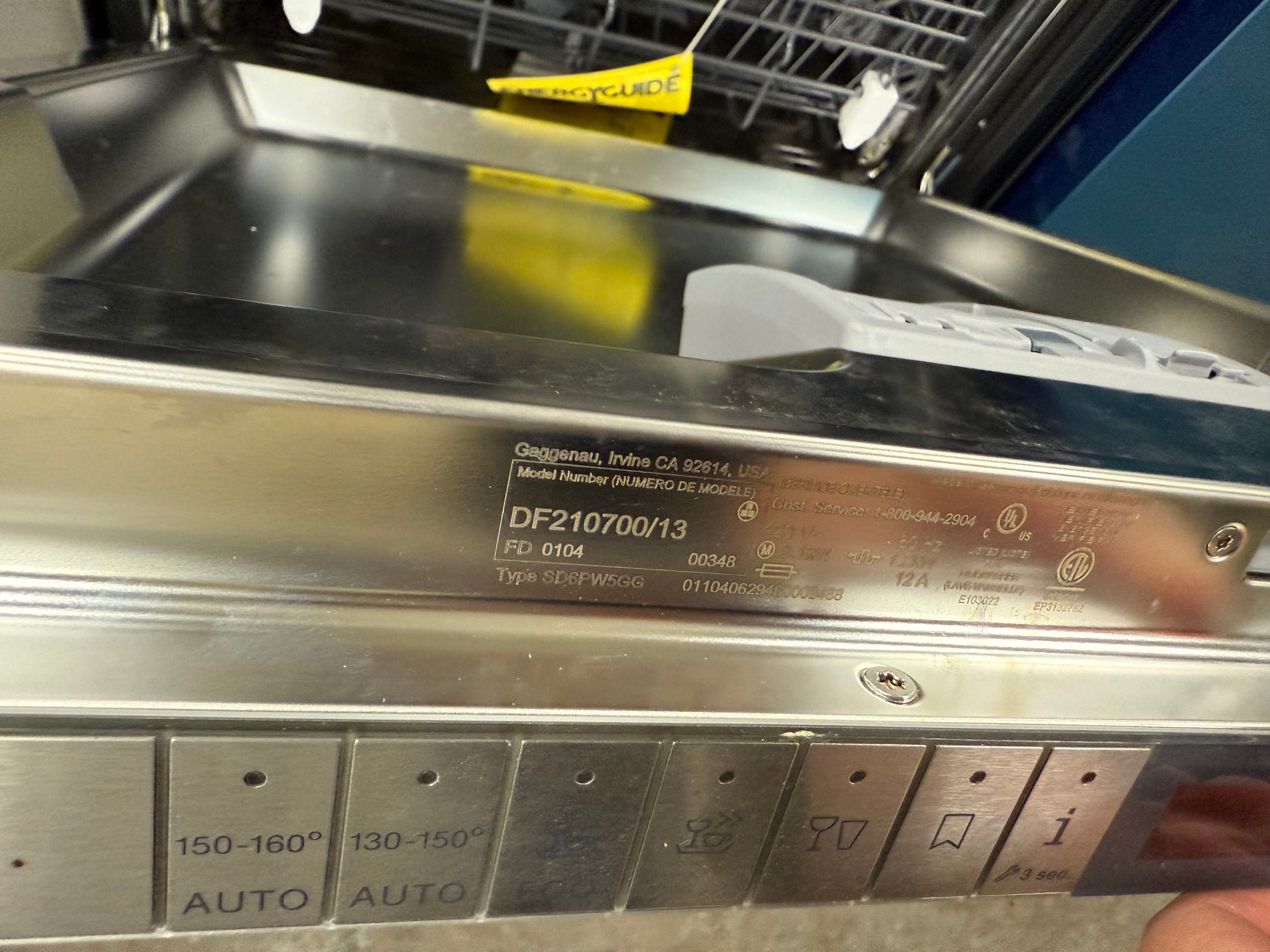 Gaggenau 200 Series DF210700 24" Panel Ready Dishwasher