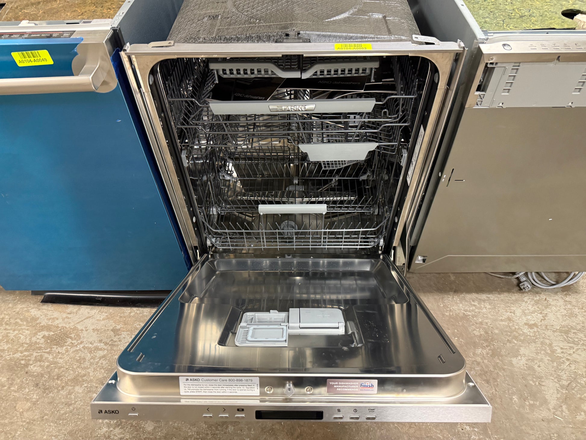 Asko 30 Series DBI663IS 24" Stainless Steel Dishwasher, ADA Compliant