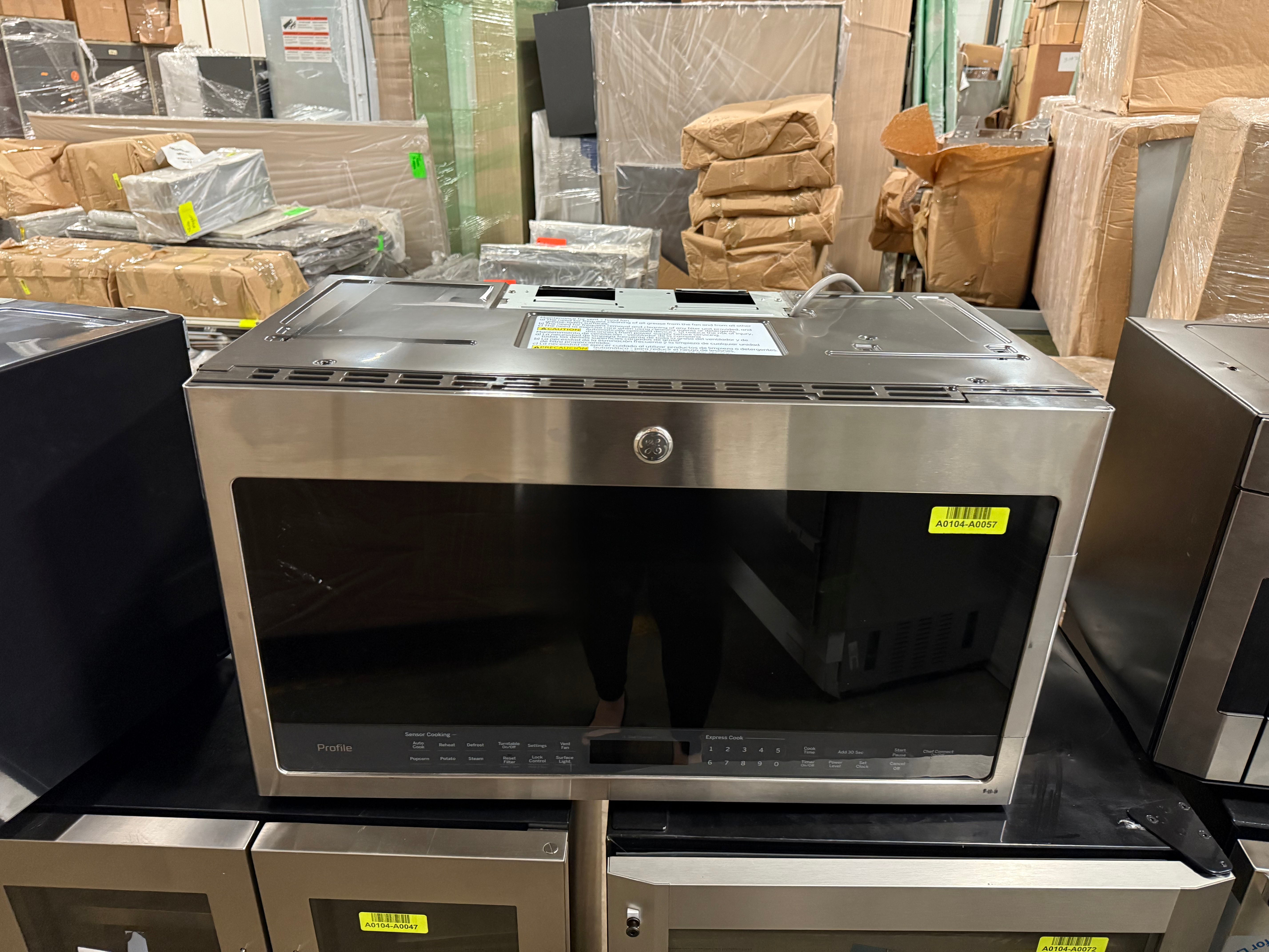 GE Profile PVM9005SJSS 30" Stainless Steel Over-the-Range Microwave Oven