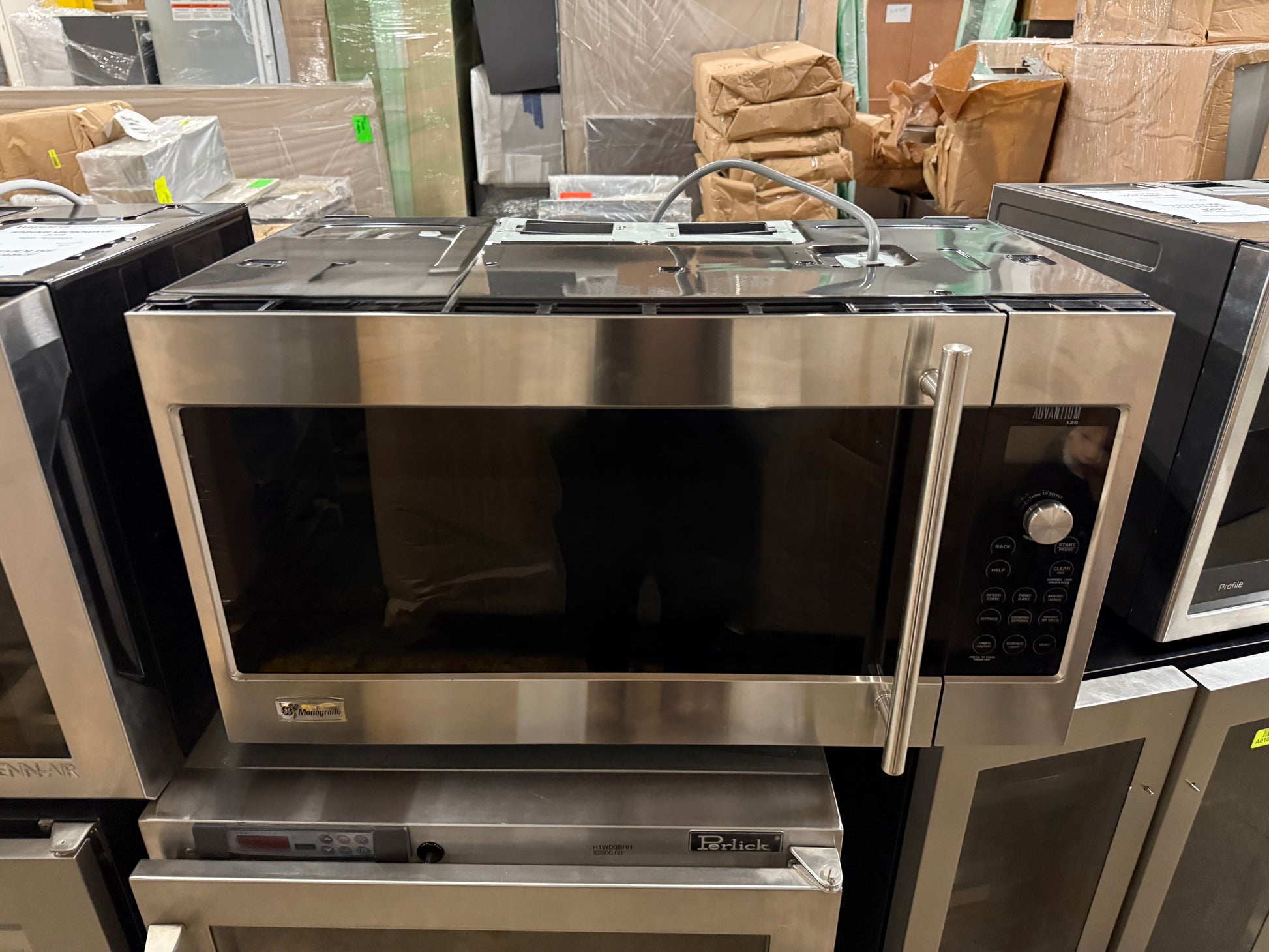 Monogram ZSA1201RSS 30" Stainless Steel Over-the-Range Speed Oven