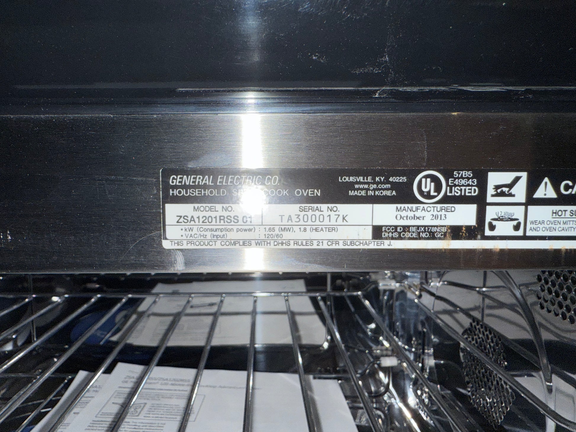 Monogram ZSA1201RSS 30" Stainless Steel Over-the-Range Speed Oven