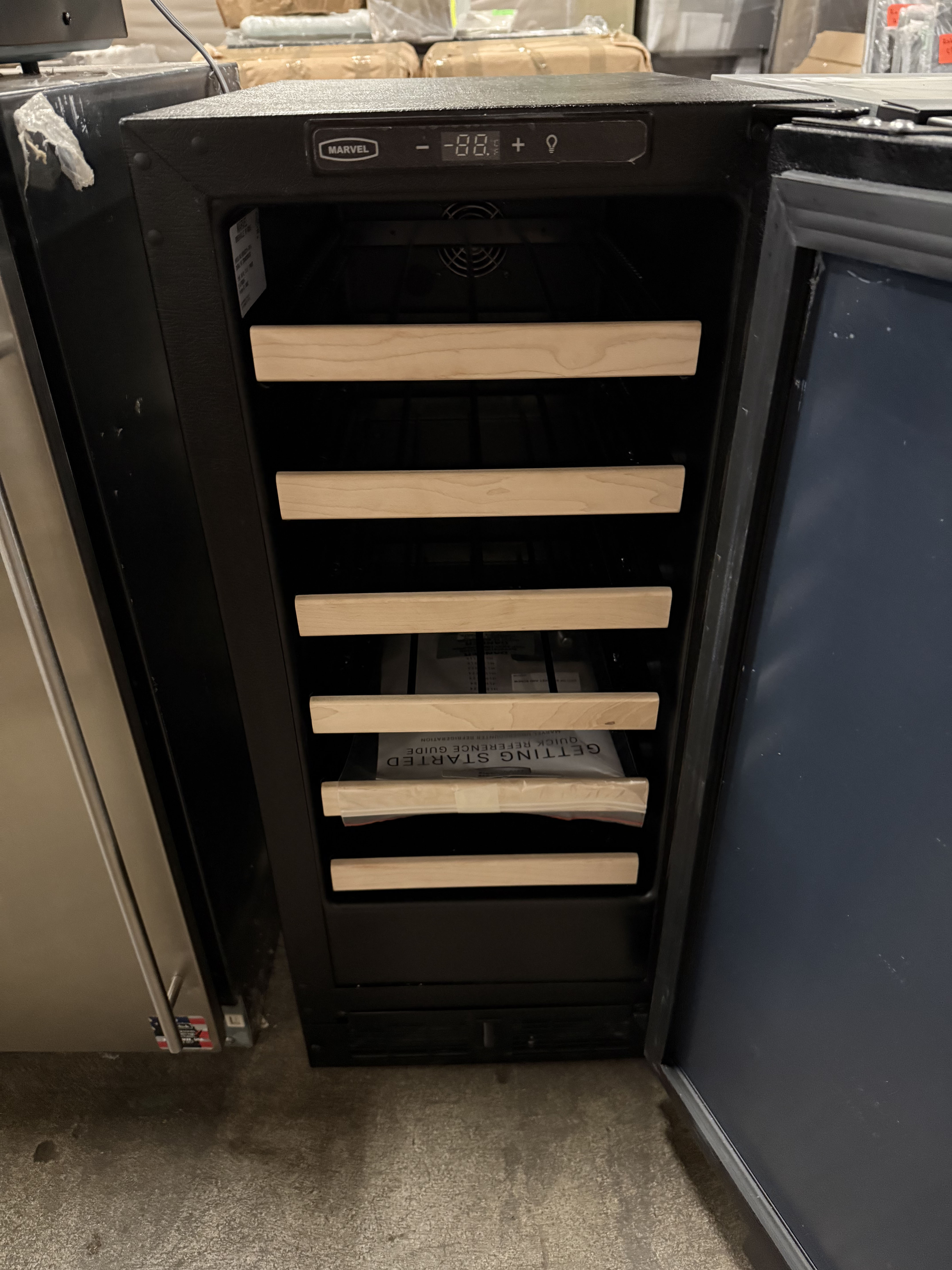 Marvel MLWC215-IS01A 15" Panel Ready Undercounter Single Zone Wine Cooler