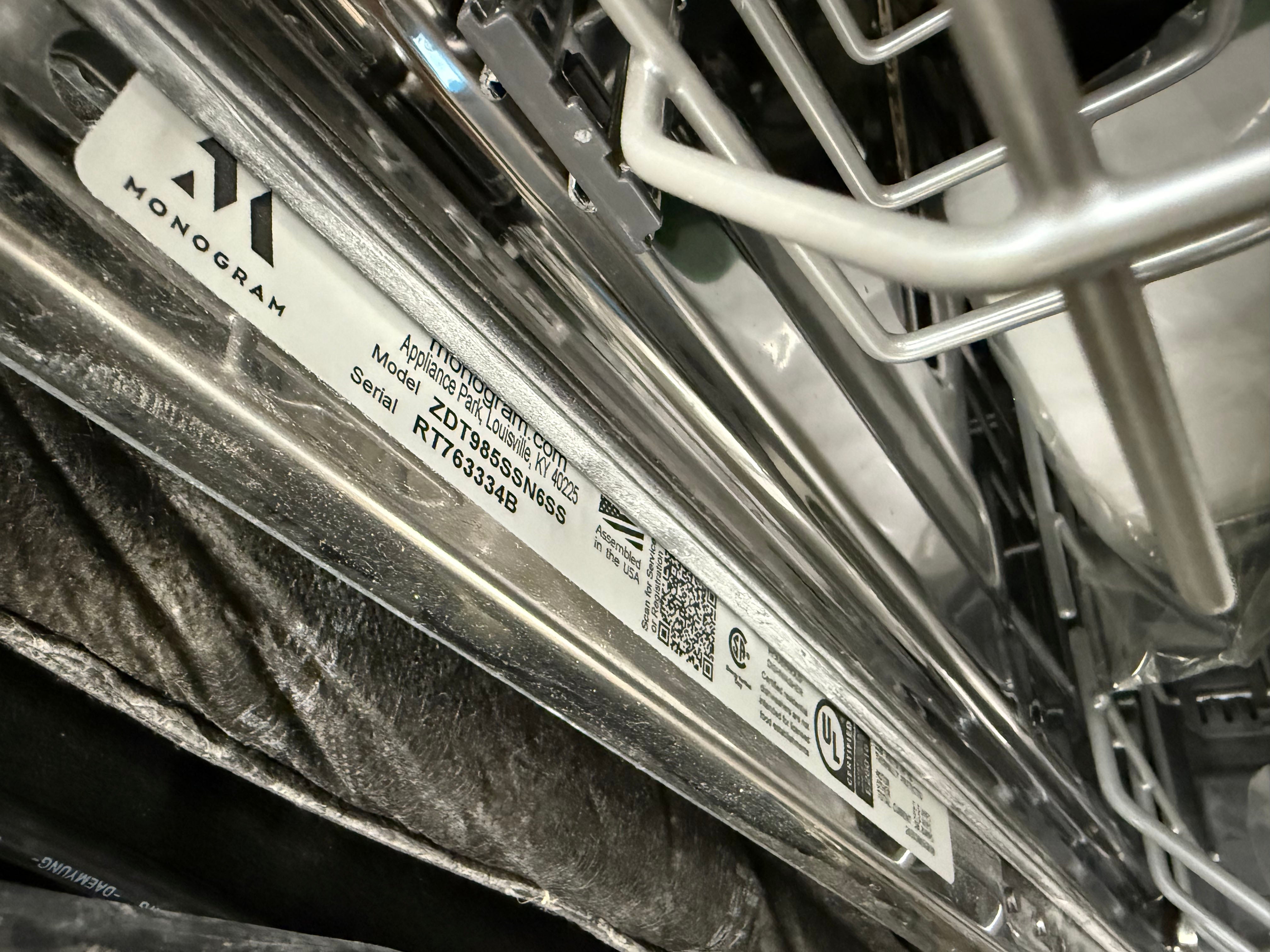 Monogram ZDT985SSN6SS 24" Stainless Steel Dishwasher, 2022, Open Box