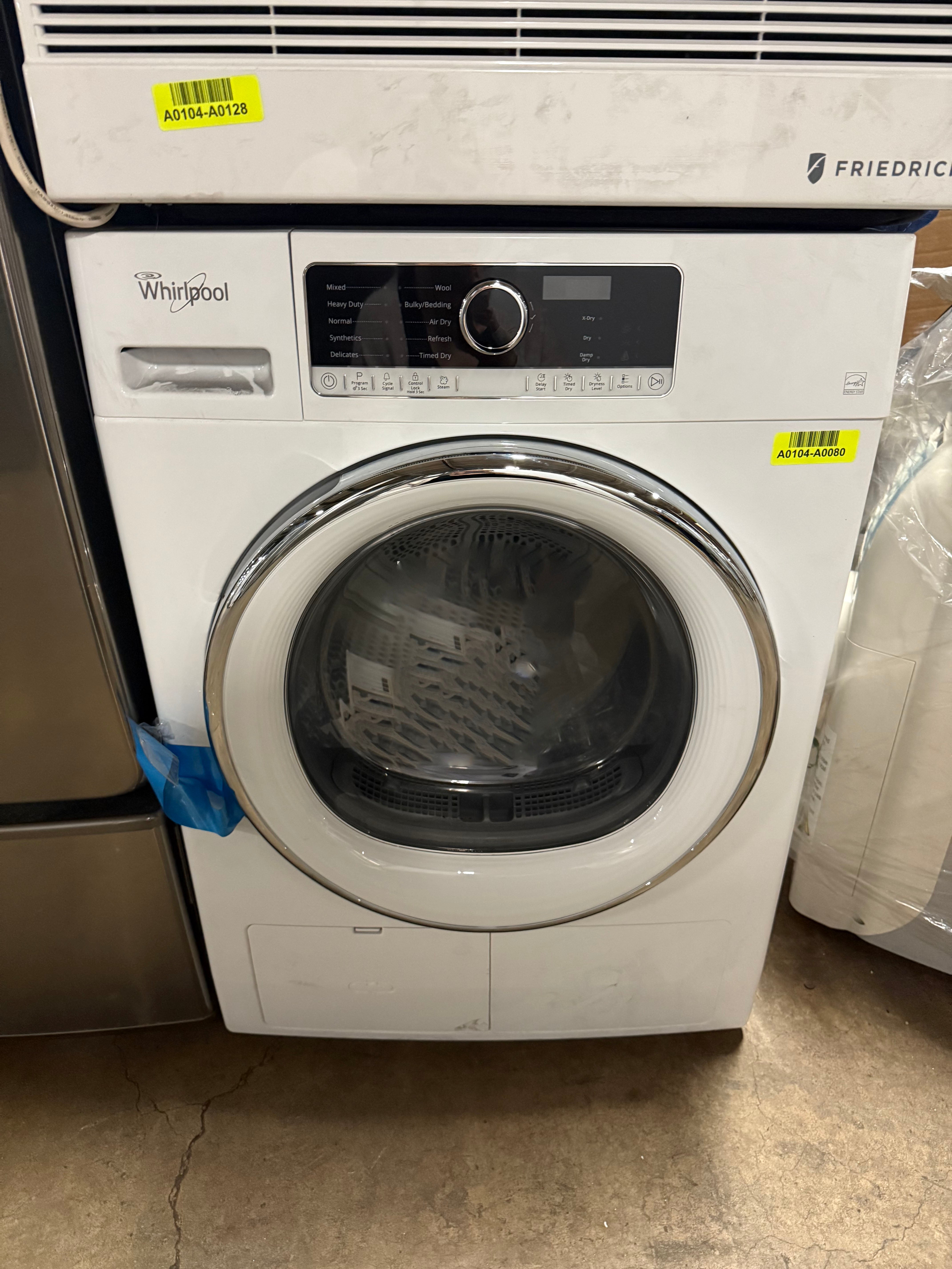 Whirlpool WHD5090GW 24" White Electric Dryer