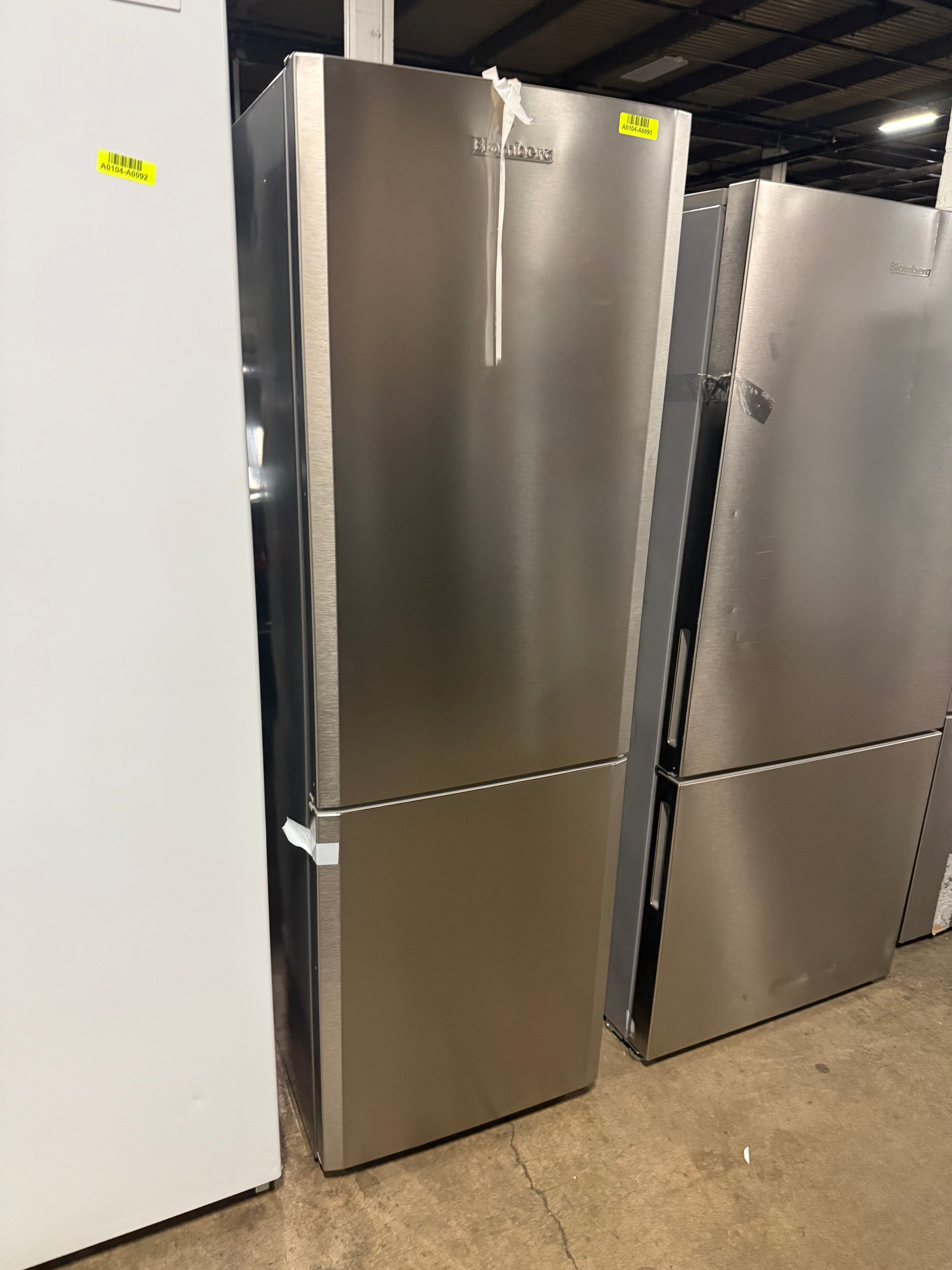 Blomberg BRFB1322SS 24" Stainless Steel Counter Depth Bottom Freezer Refrigerator