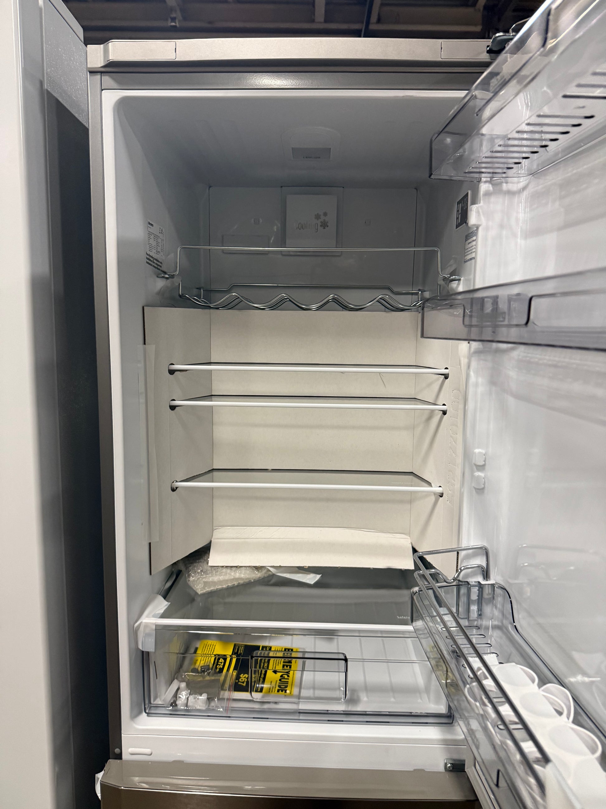 Blomberg BRFB1322SS 24" Stainless Steel Counter Depth Bottom Freezer Refrigerator