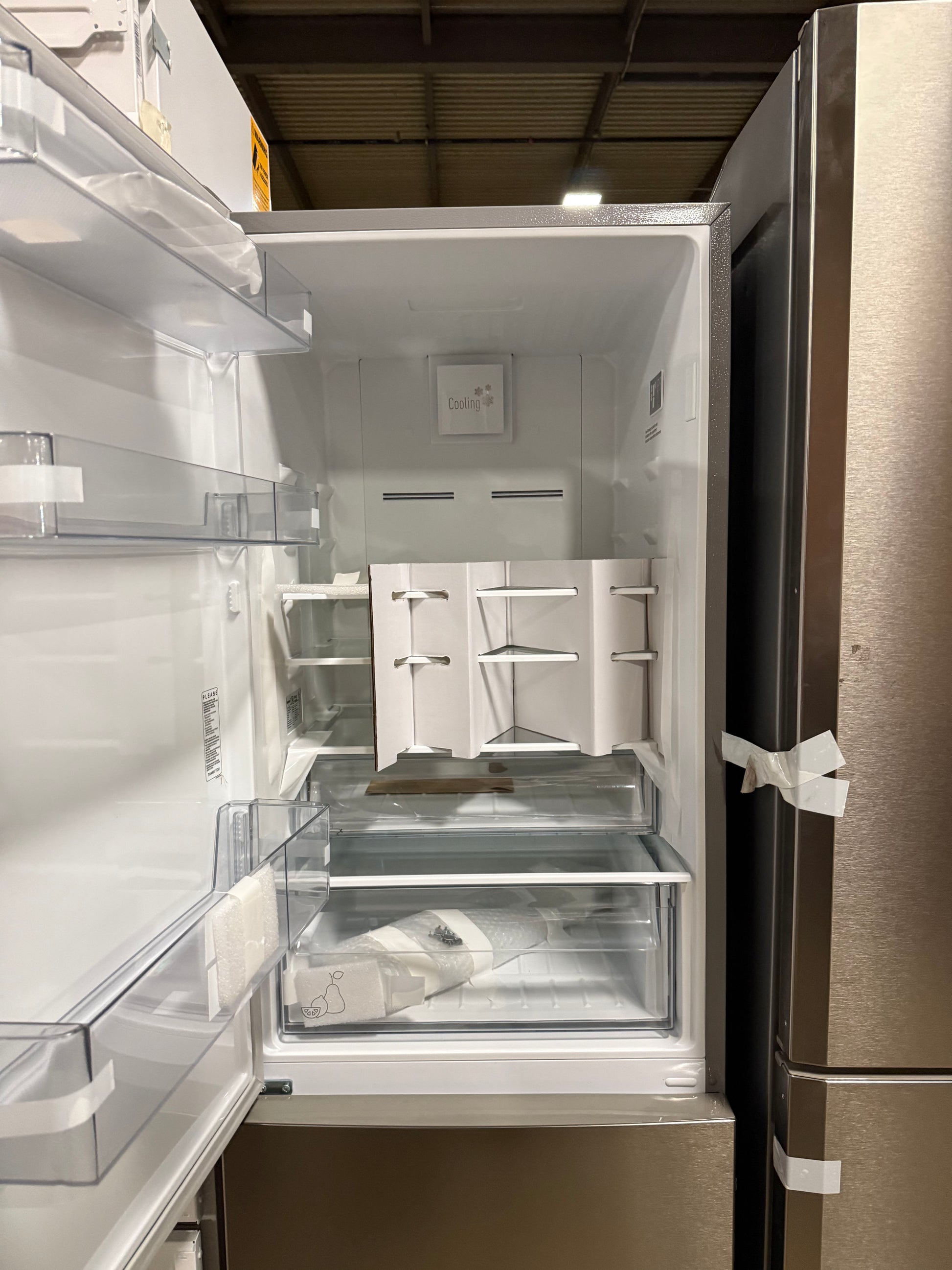 Blomberg 24" Stainless Steel Counter Depth Bottom Freezer Refrigerator