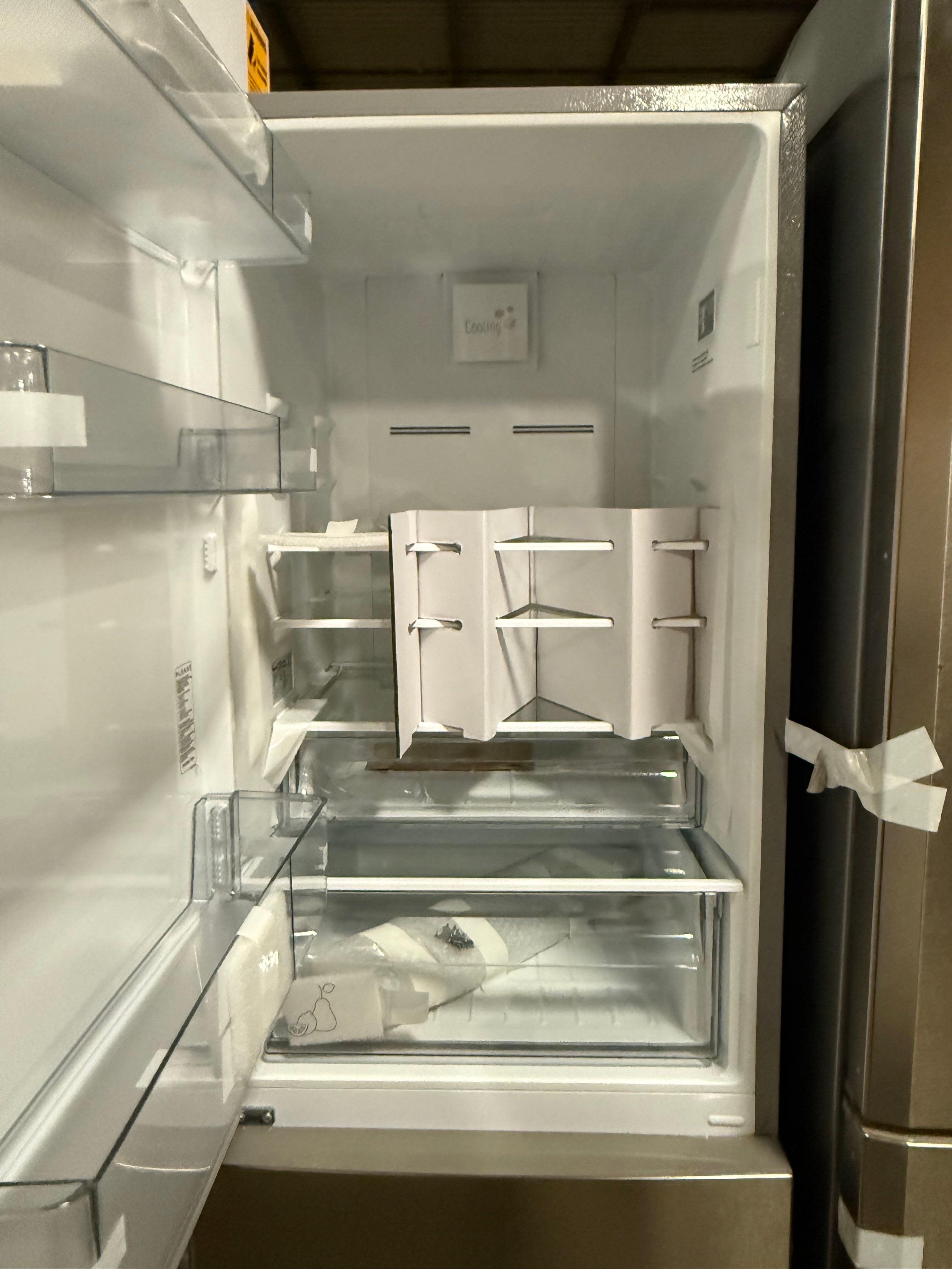 Blomberg 24" Stainless Steel Counter Depth Bottom Freezer Refrigerator