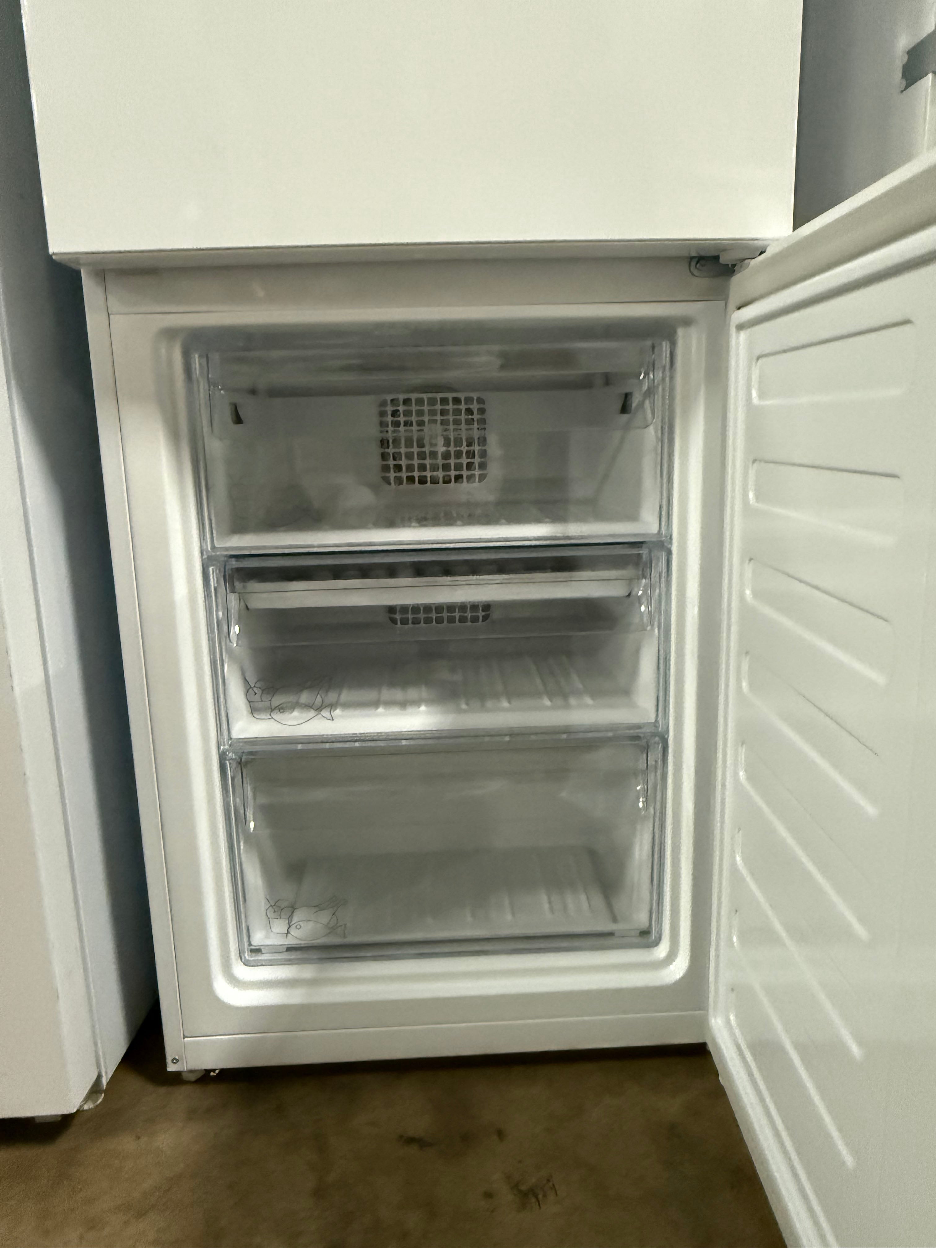 Summit FFBF241W 24" White Counter Depth Bottom Freezer Refrigerator
