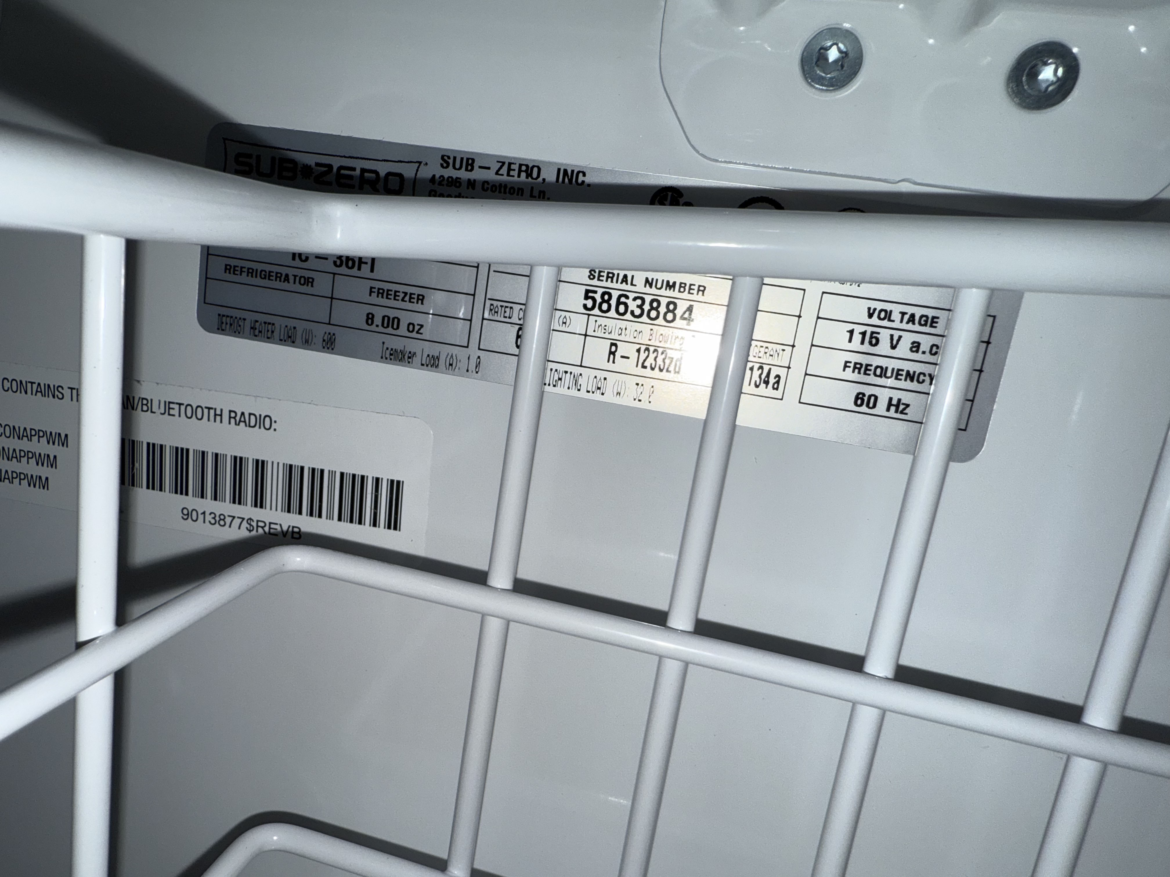 Sub-Zero IC-36FI 36" Panel Ready Smart All Freezer Column