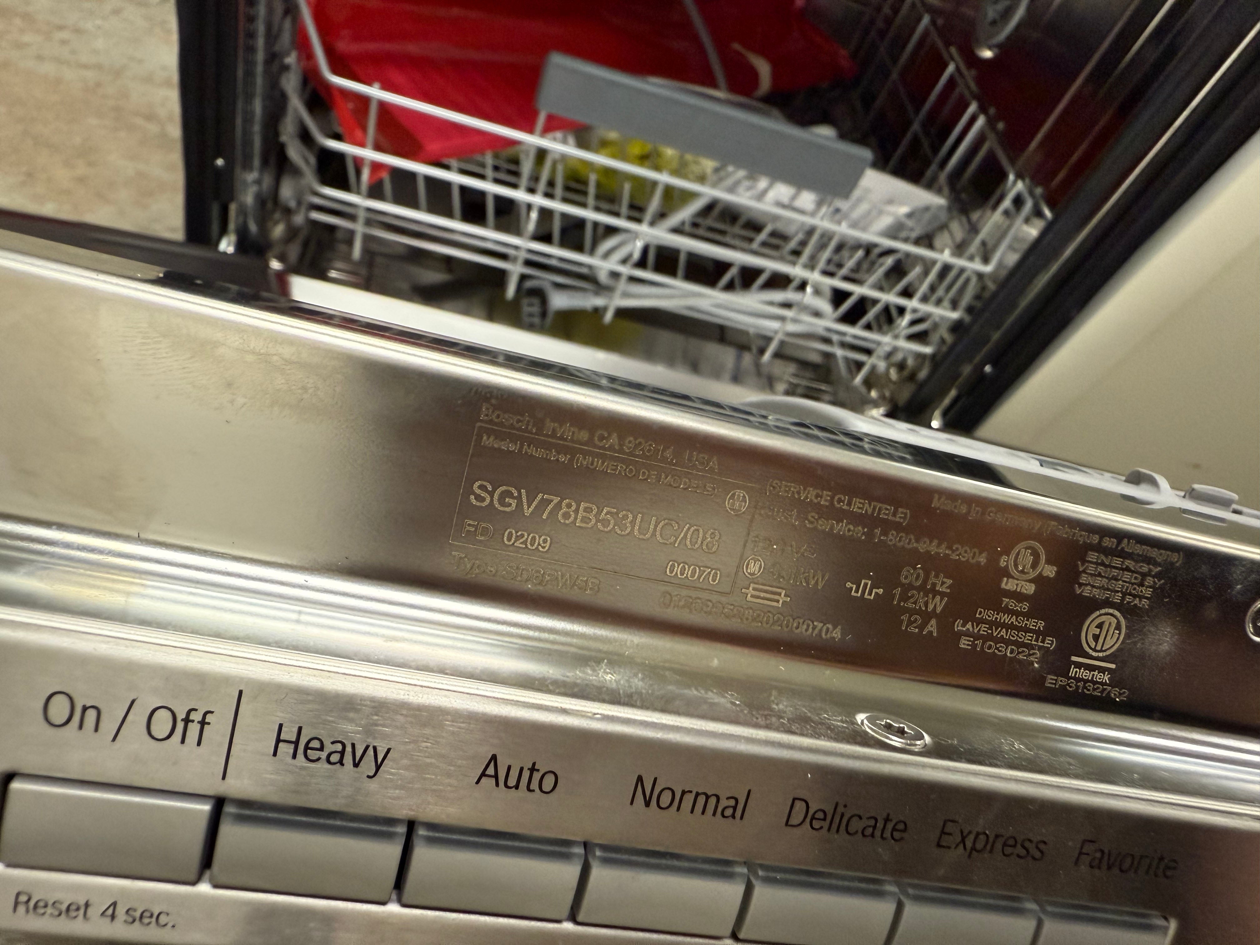 Bosch 800 Series SGV78B53UC 24" Panel Ready Smart Dishwasher