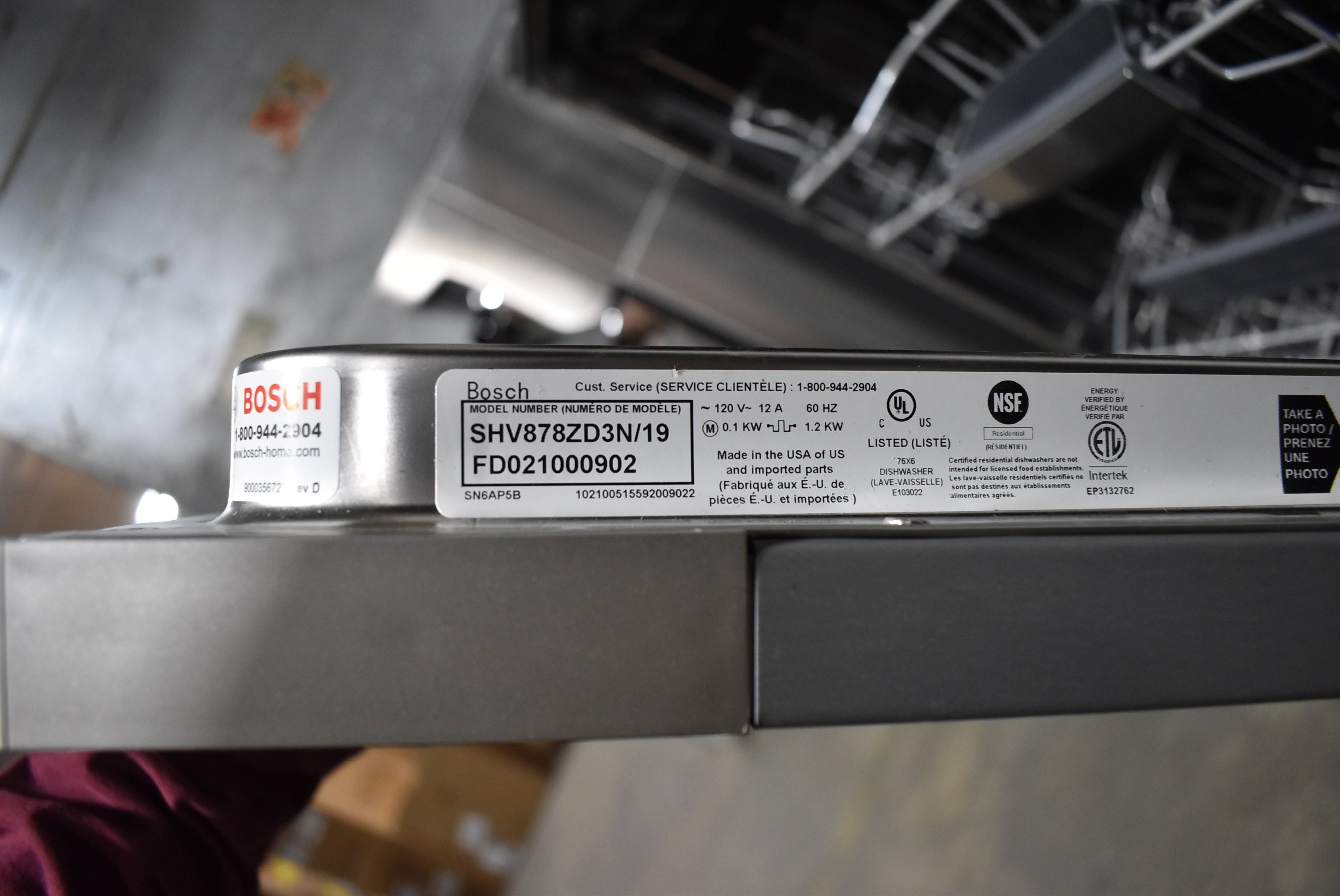 Bosch 800 DLX Series SHV878ZD3N 24" Panel Ready Fully Integrated Dishwasher