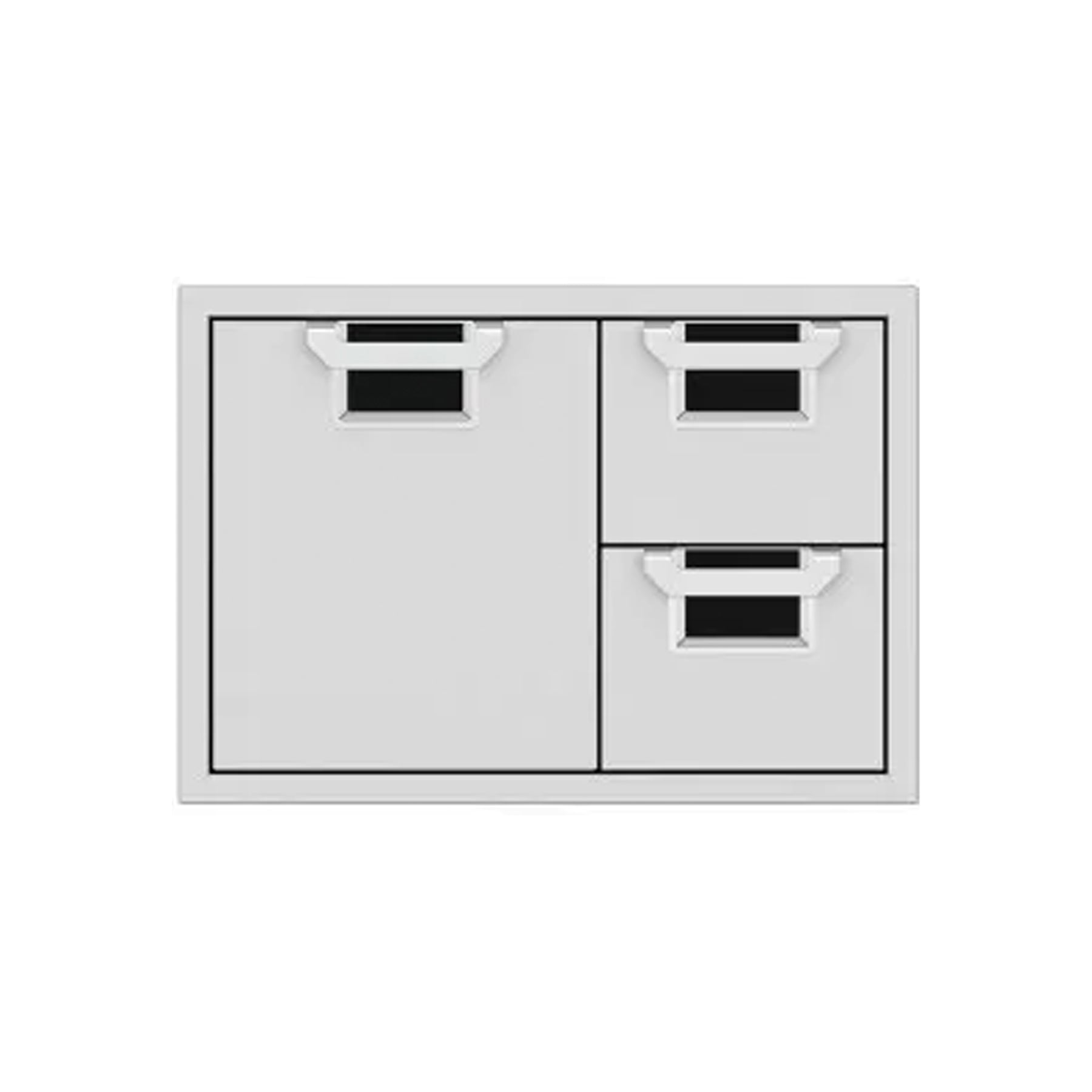 Hestan AESDR30BK 30" Stainless Steel Door and Drawer Combo