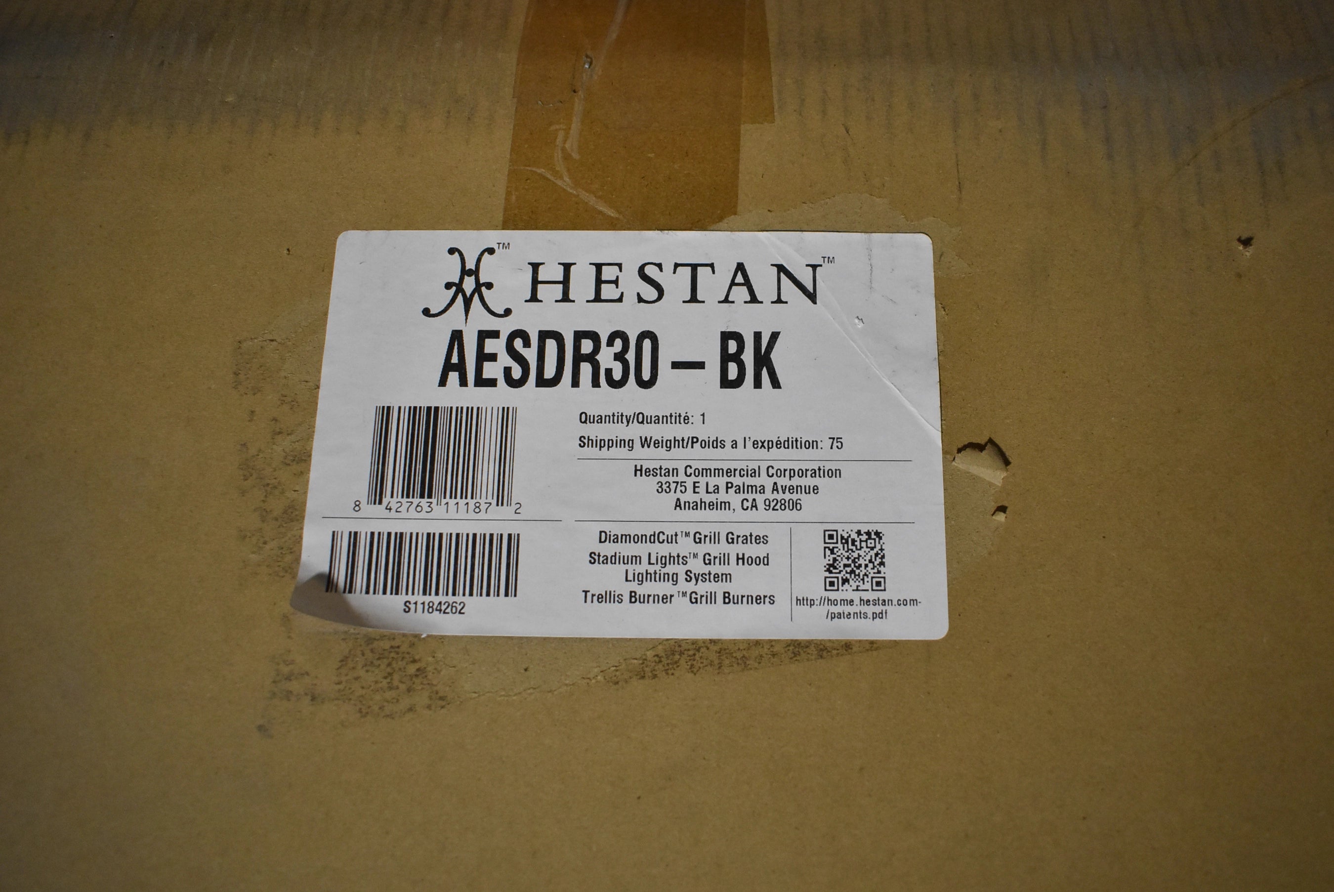 Hestan AESDR30BK 30" Stainless Steel Door and Drawer Combo