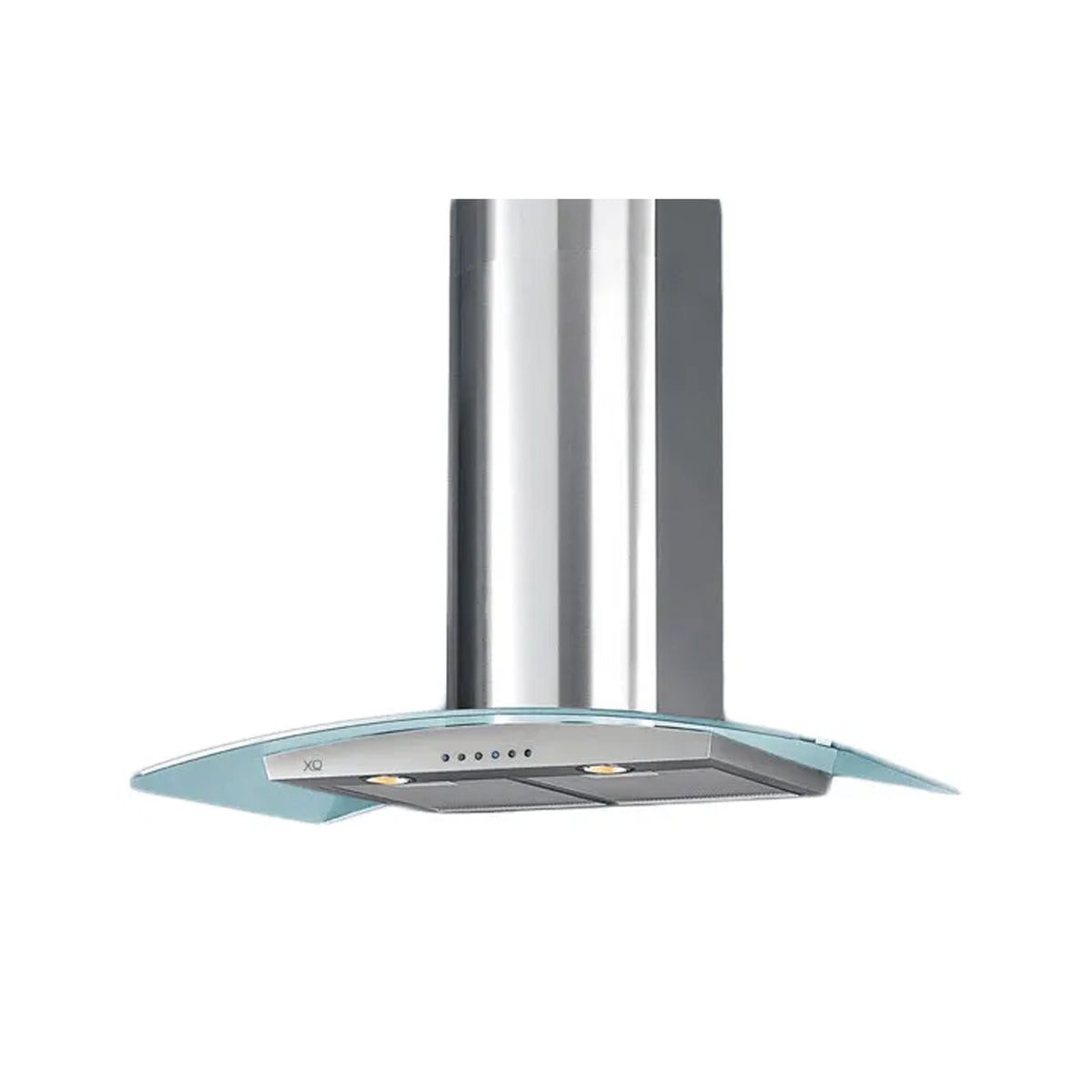 XO XOM30G 30" Stainless Steel Wall Mount Glass Canopy Chimney Hood