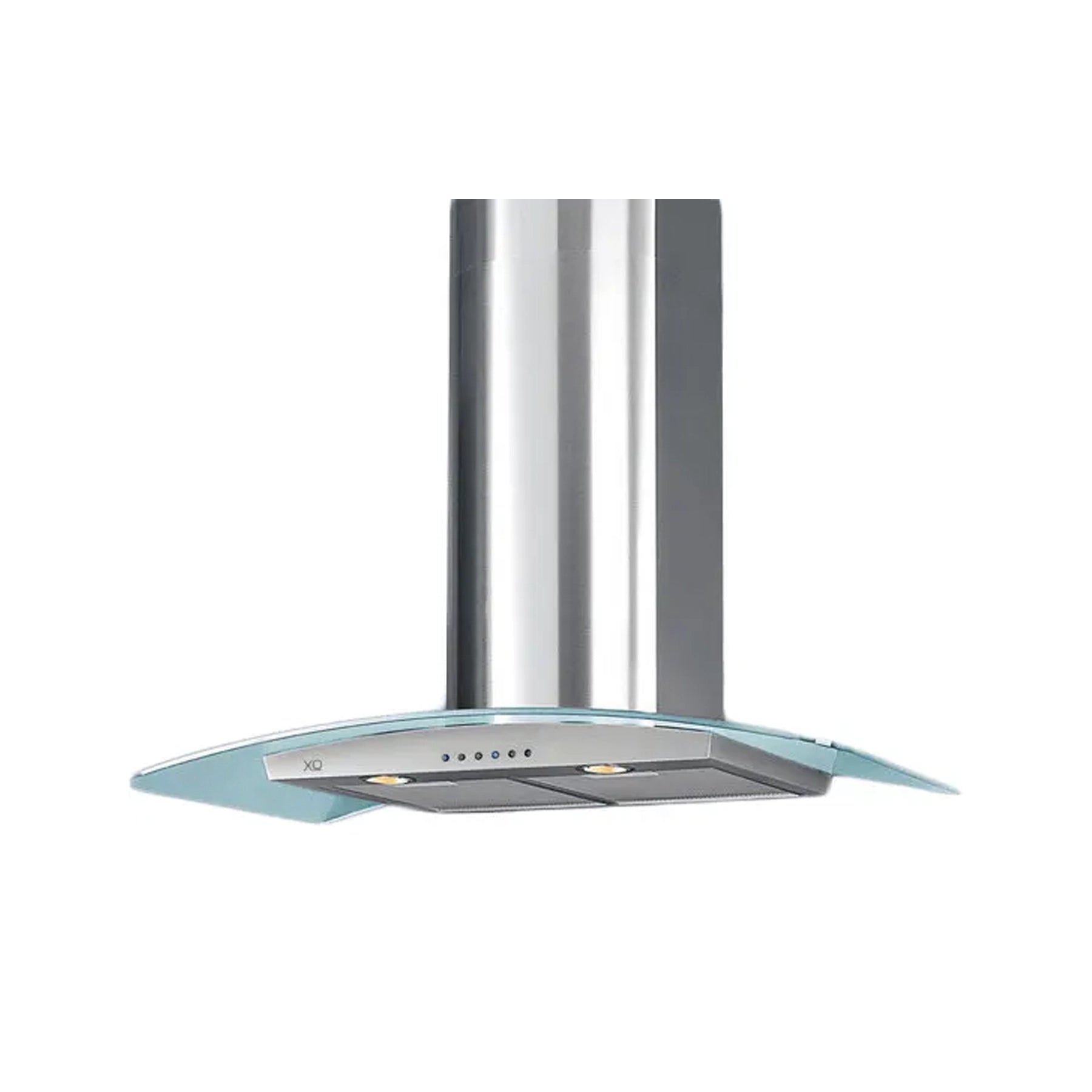 XO XOM30G 30" Stainless Steel Wall Mount Glass Canopy Chimney Hood