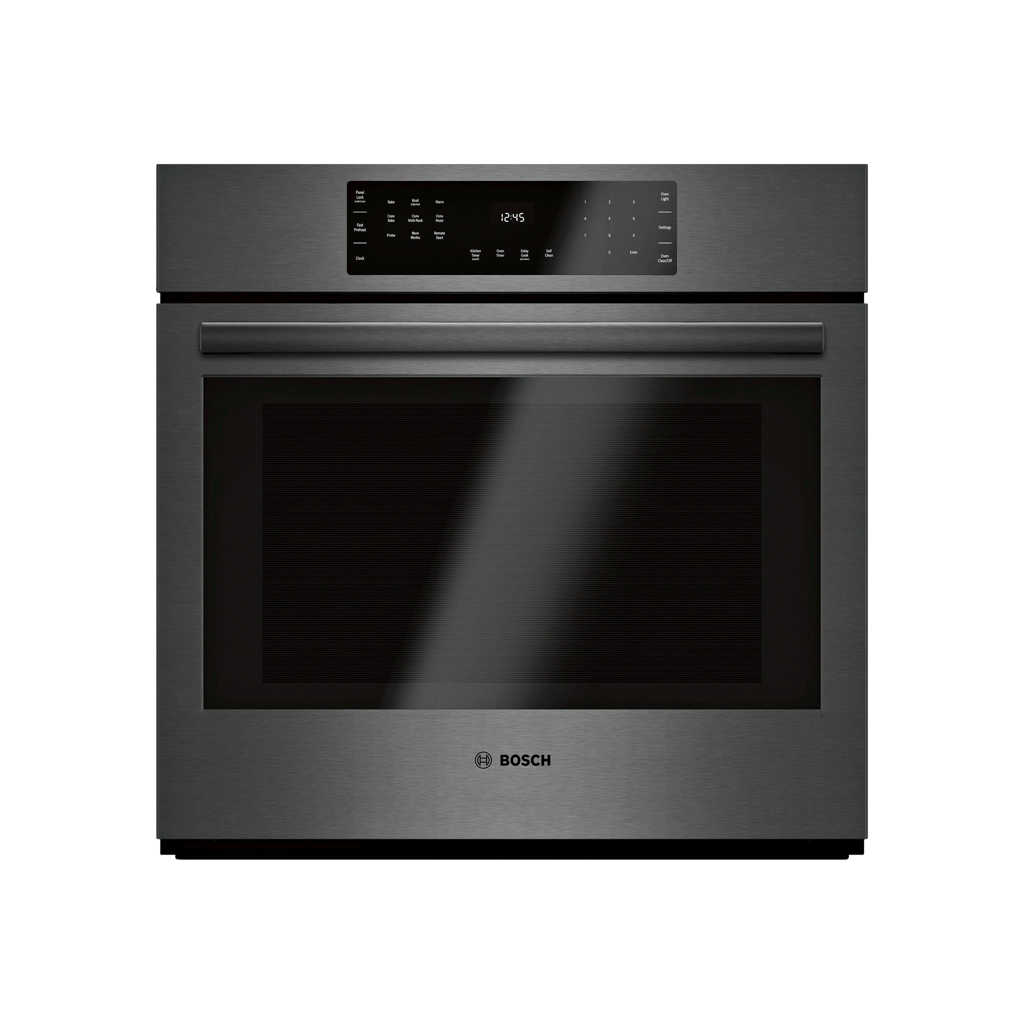 Bosch 800 Series HBL8443UC 30" Black Convection Smart Single Electric Wall Oven