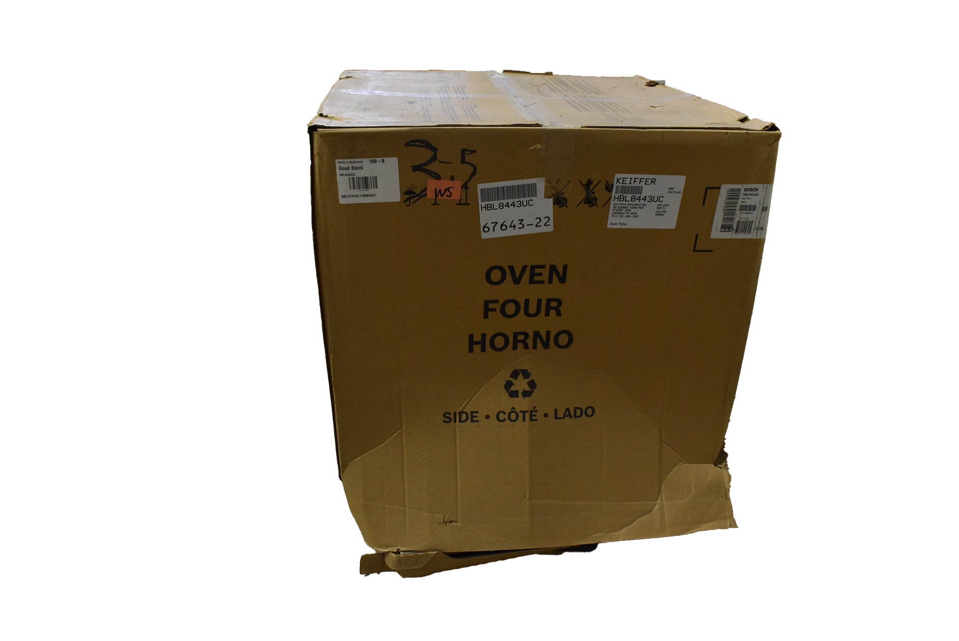 Bosch 800 Series HBL8443UC 30" Black Convection Smart Single Electric Wall Oven